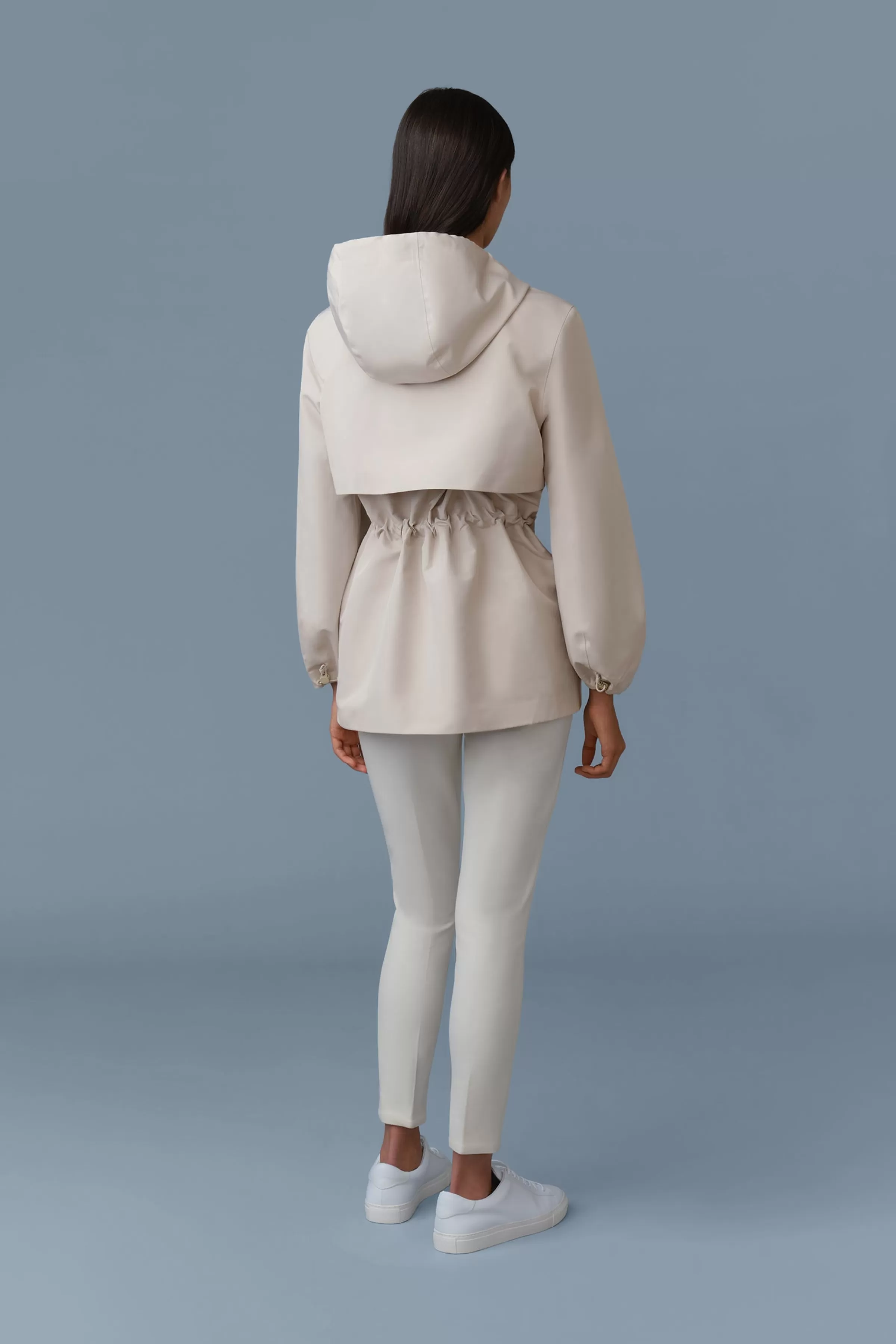 Kalea, Technical Rain Jacket With Drawcord Waist | ® US | Mackage Shop