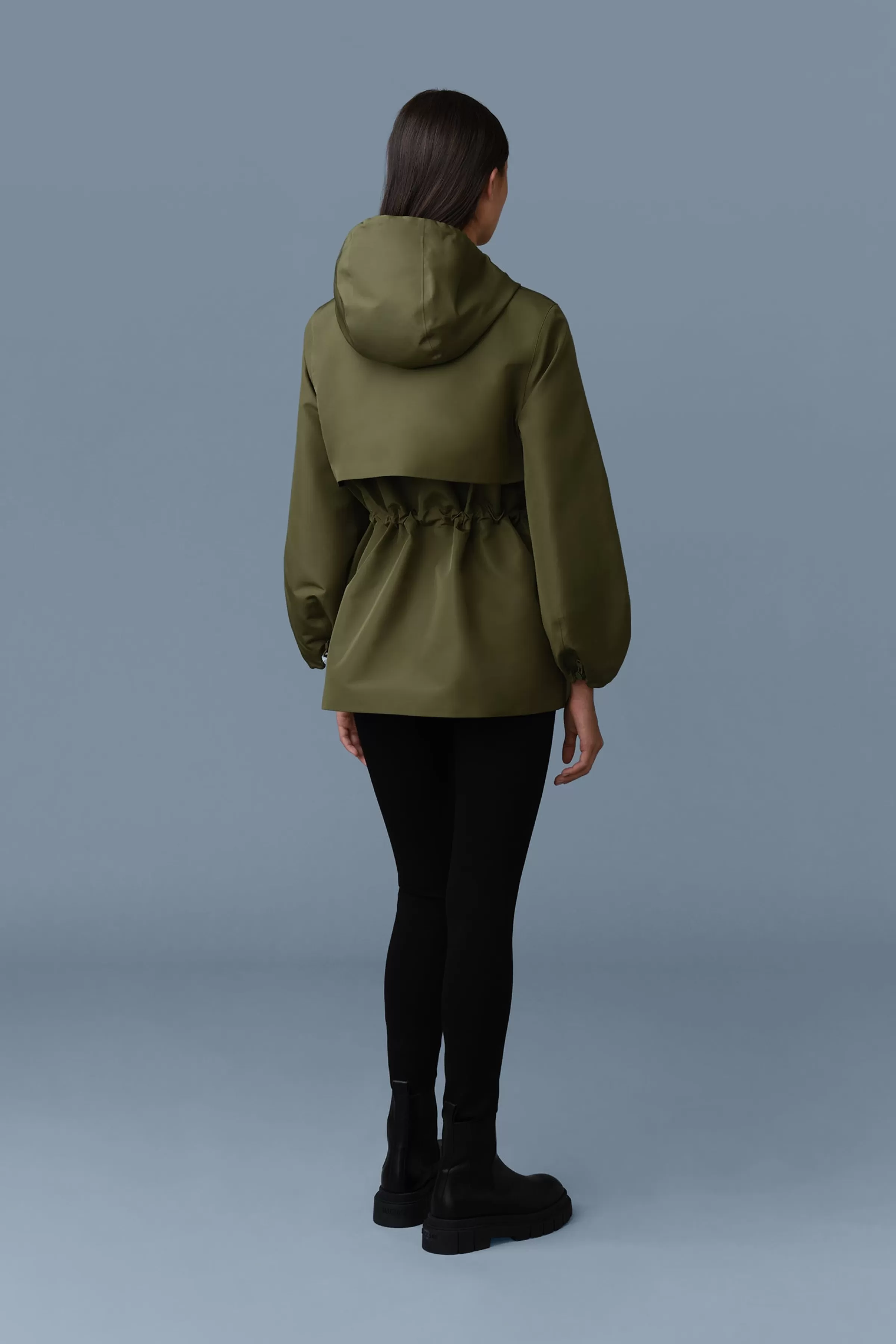 Kalea, Technical Rain Jacket With Drawcord Waist | ® US | Mackage Hot