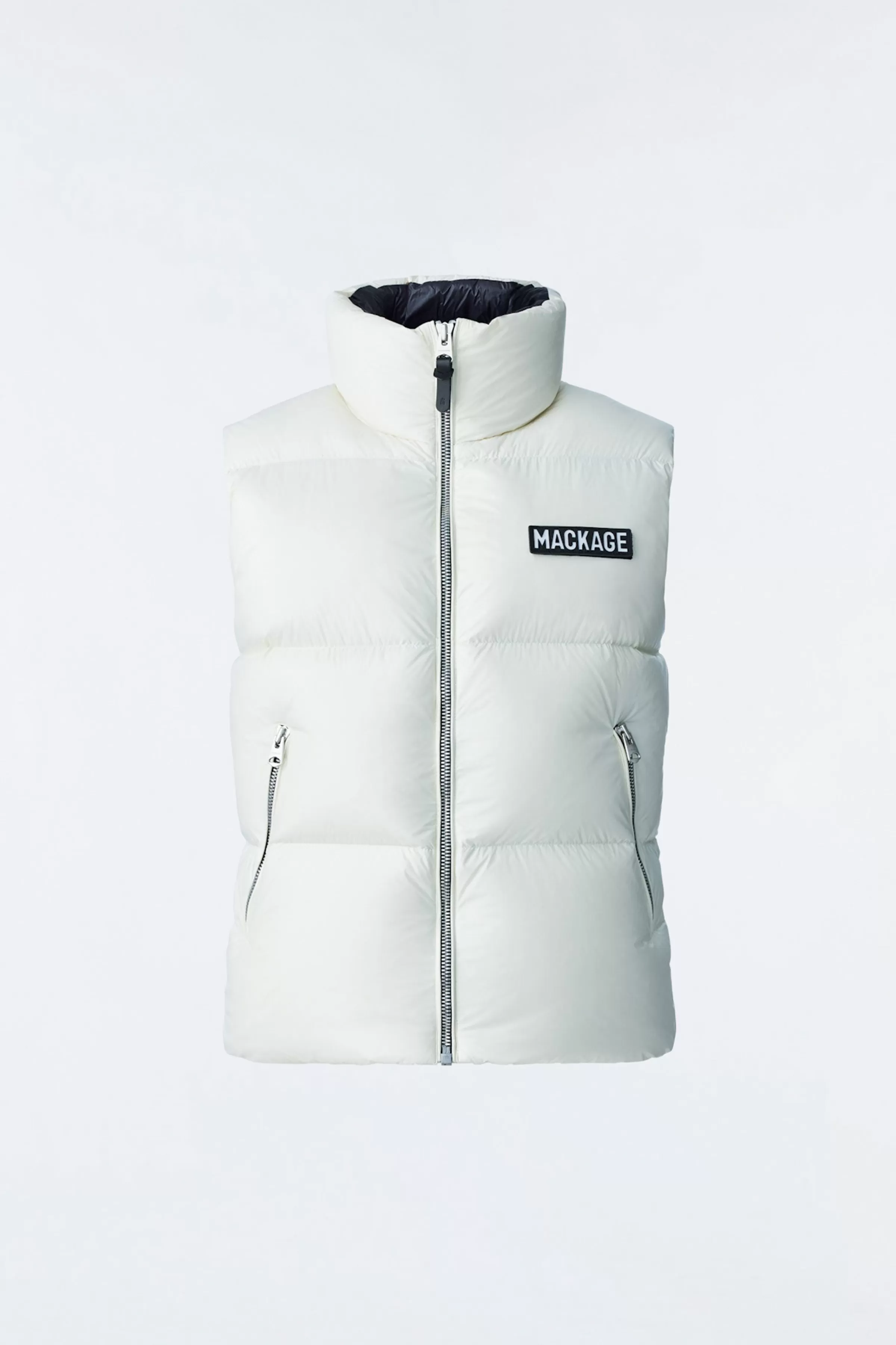 Kane, Lustrous Light Down Vest With Funnel Collar For Men | ® US | Mackage New