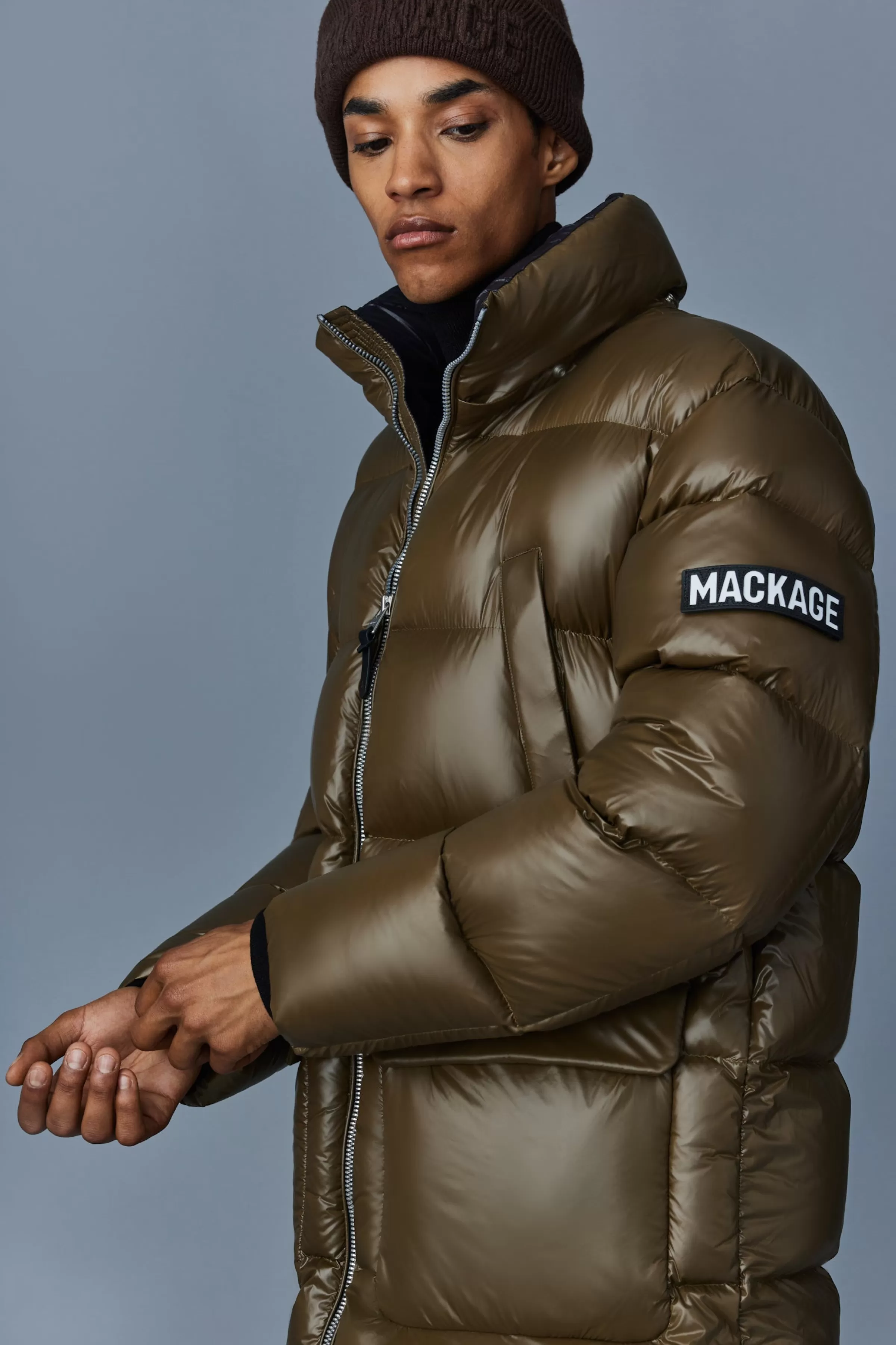 Kendrick, Lustrous Light Down Parka With Hood For Men | ® US | Mackage Sale