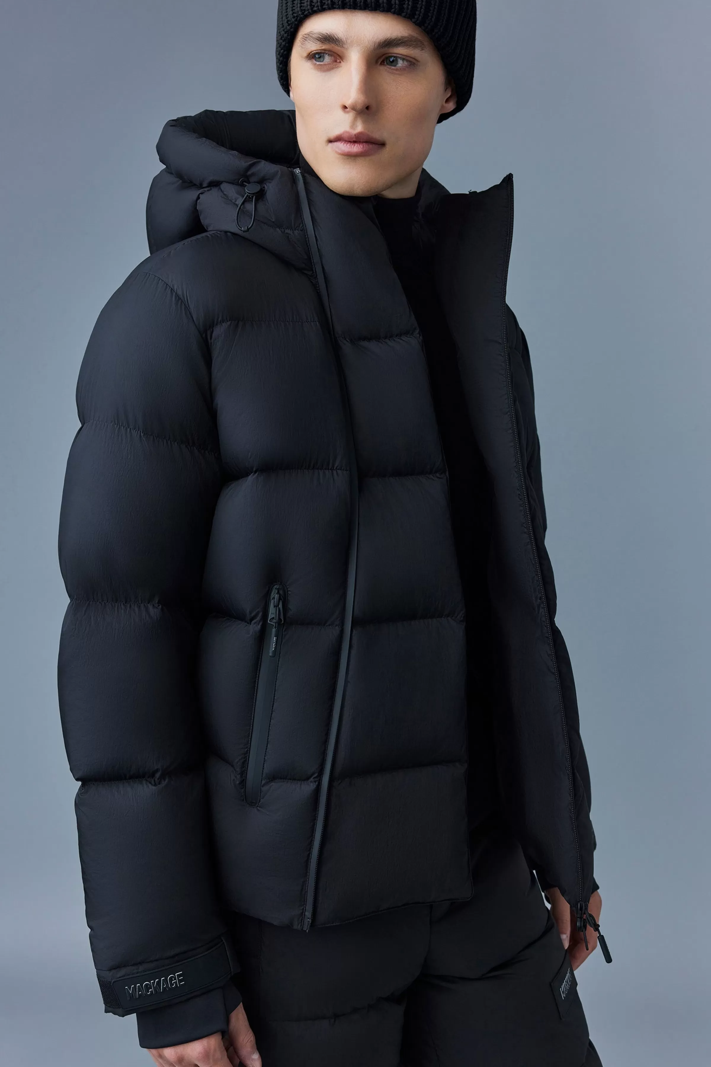 Kenji, Down Ski Jacket With Asymmetrical Zip Closure For Men | ® US | Mackage Cheap