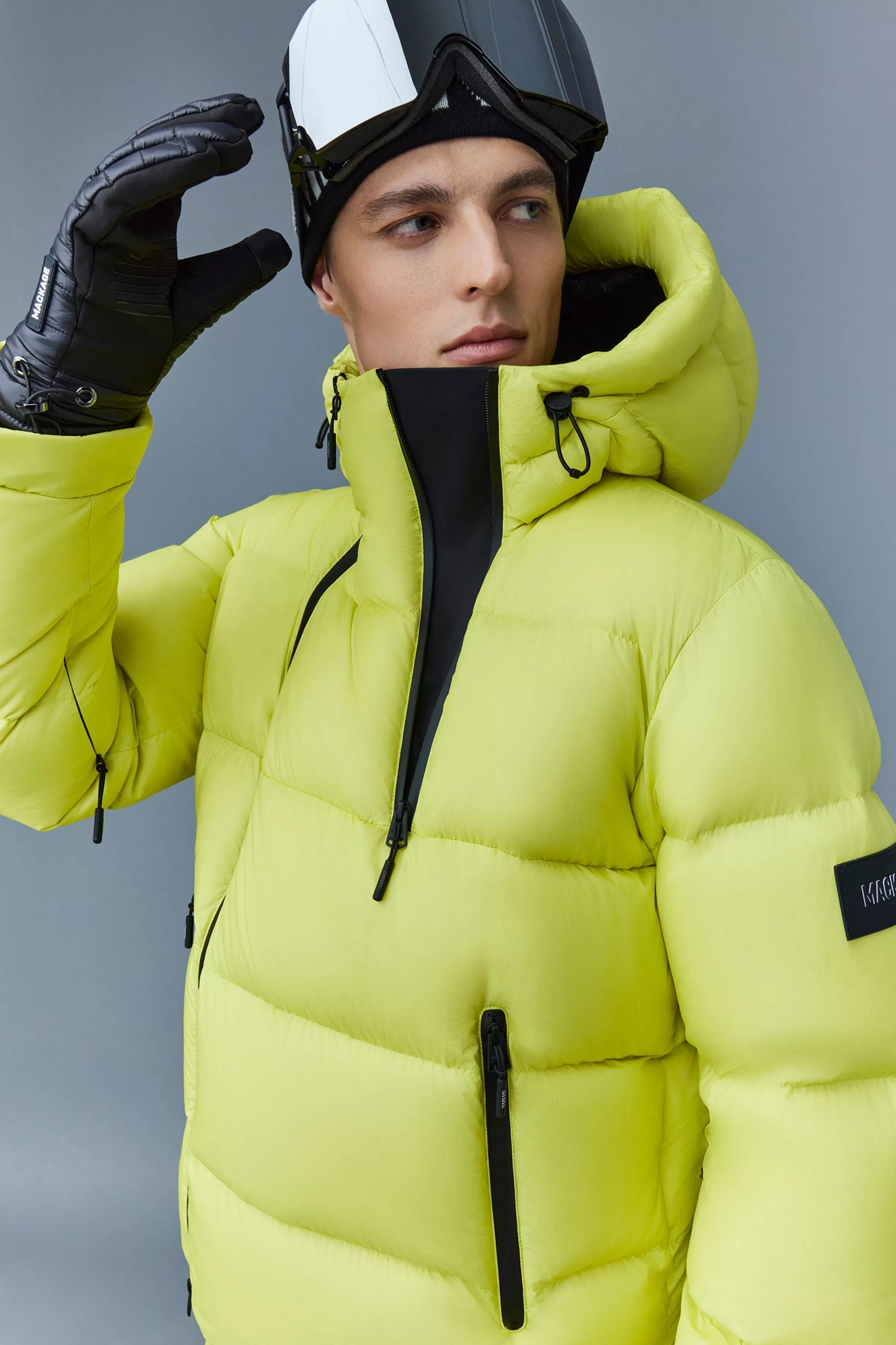 Kenji, Down Ski Jacket With Asymmetrical Zip Closure For Men | ® US | Mackage Cheap