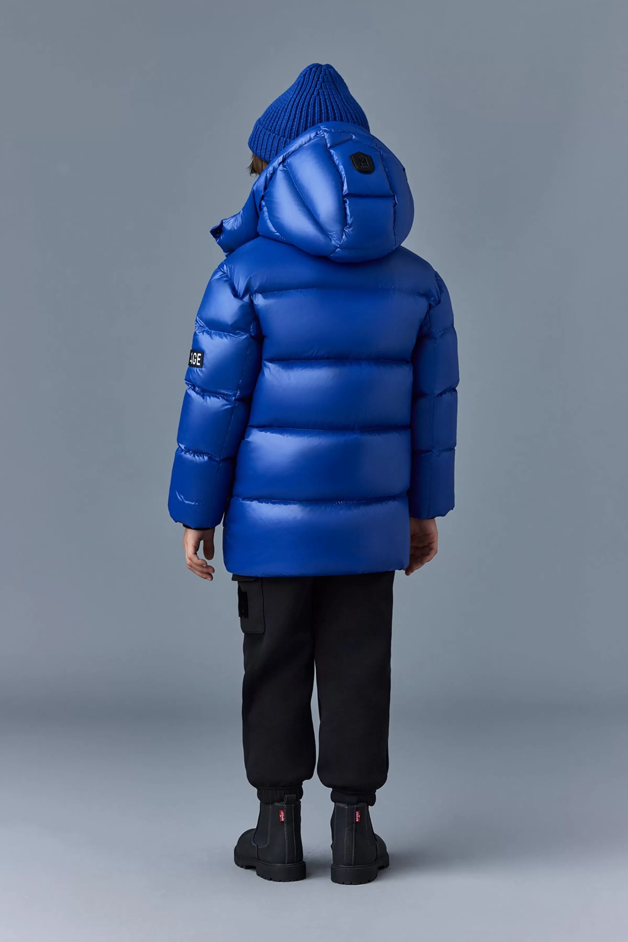 Kennie, Lustrous Light Down Parka With Hood For Kids (8-14 Years) | ® US | Mackage Store