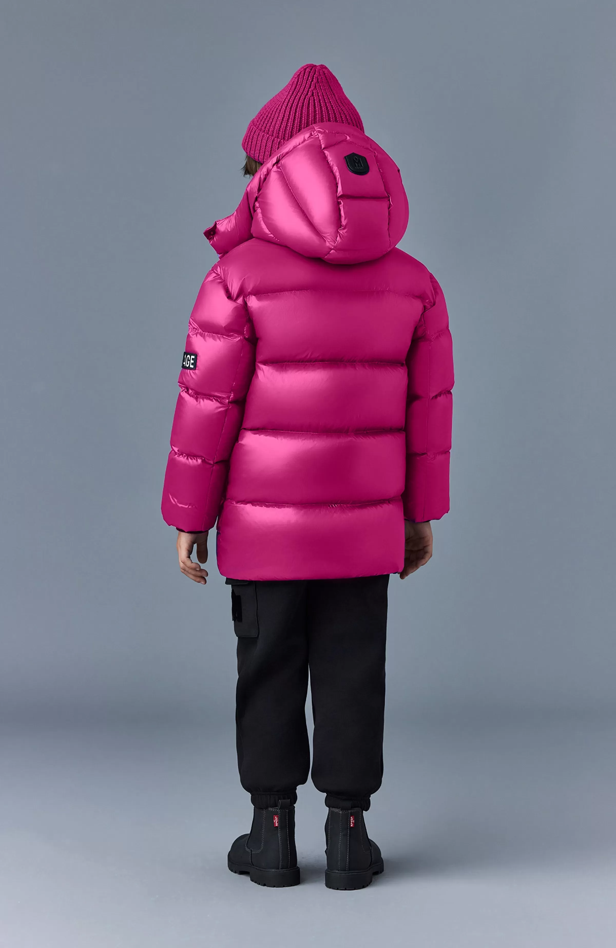 Kennie, Lustrous Light Down Parka With Hood For Kids (8-14 Years) | ® US | Mackage Store