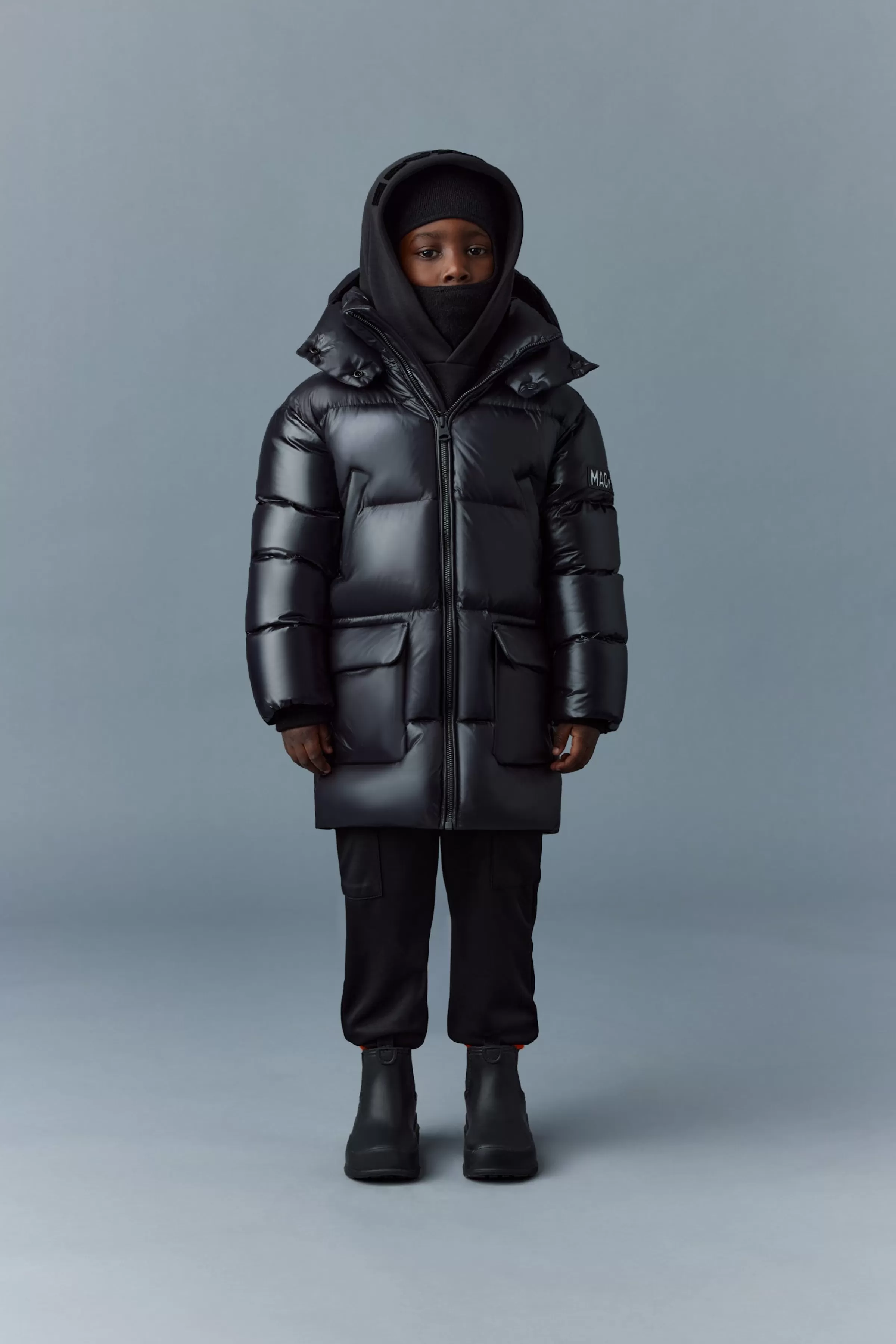 Kennie, Lustrous Light Down Parka With Hood For Kids (8-14 Years) | ® US | Mackage Store