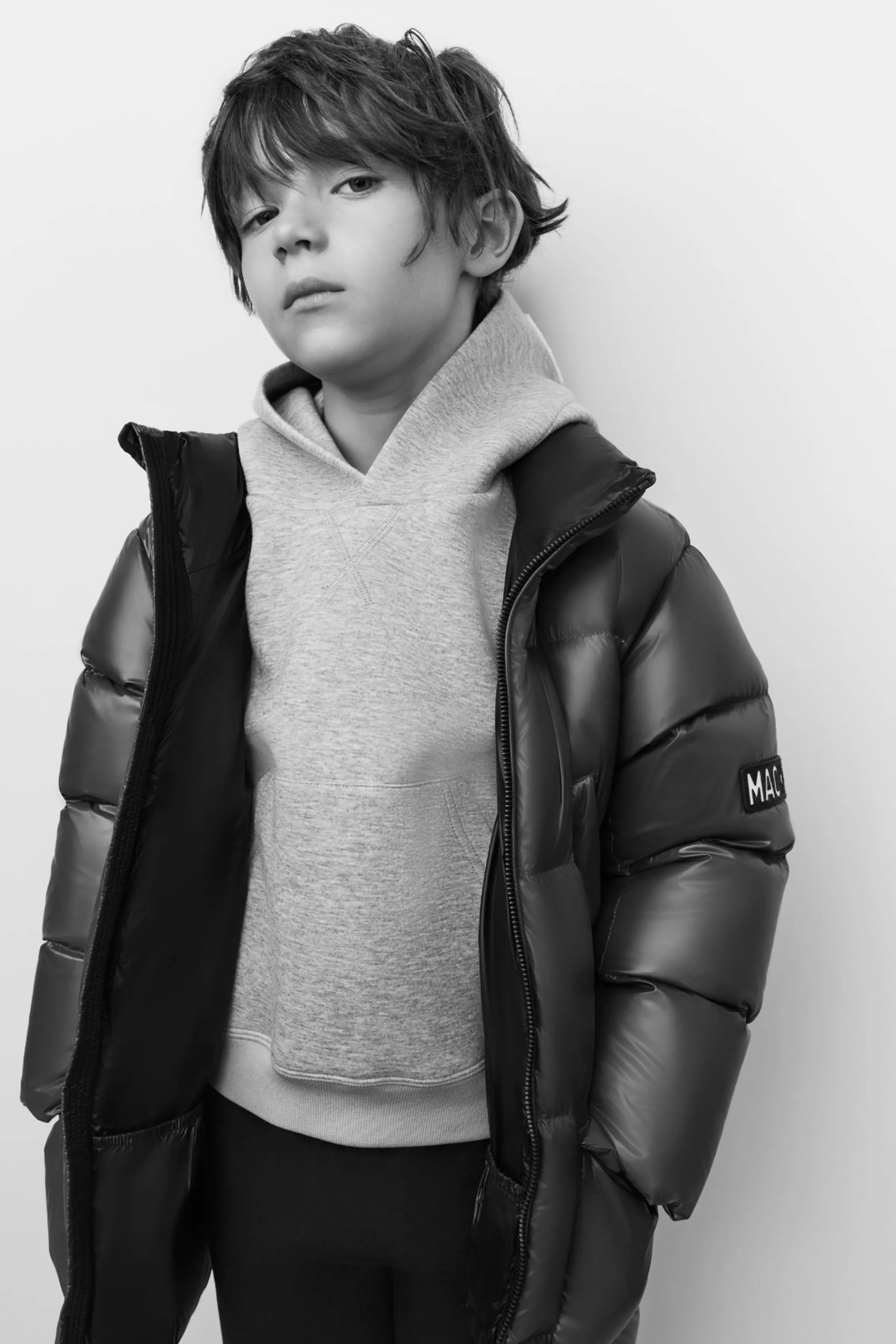 Kennie, Lustrous Light Down Parka With Hood For Kids (8-14 Years) | ® US | Mackage Store
