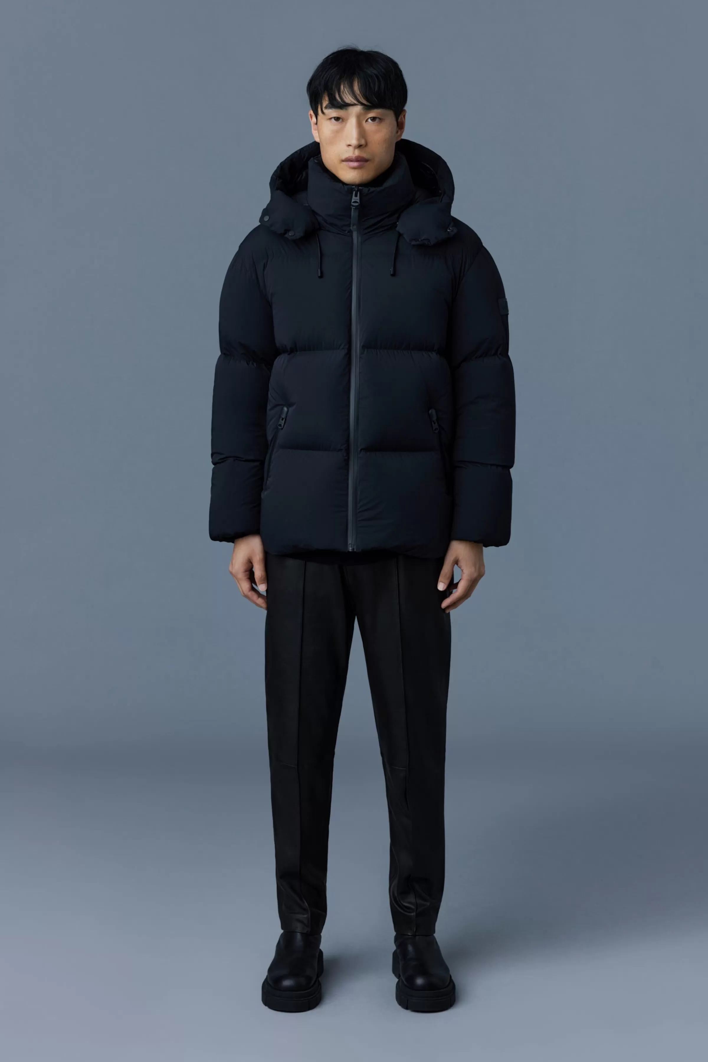 Kent, Stretch Matt Down Jacket With Hood For Men | ® US | Mackage Discount