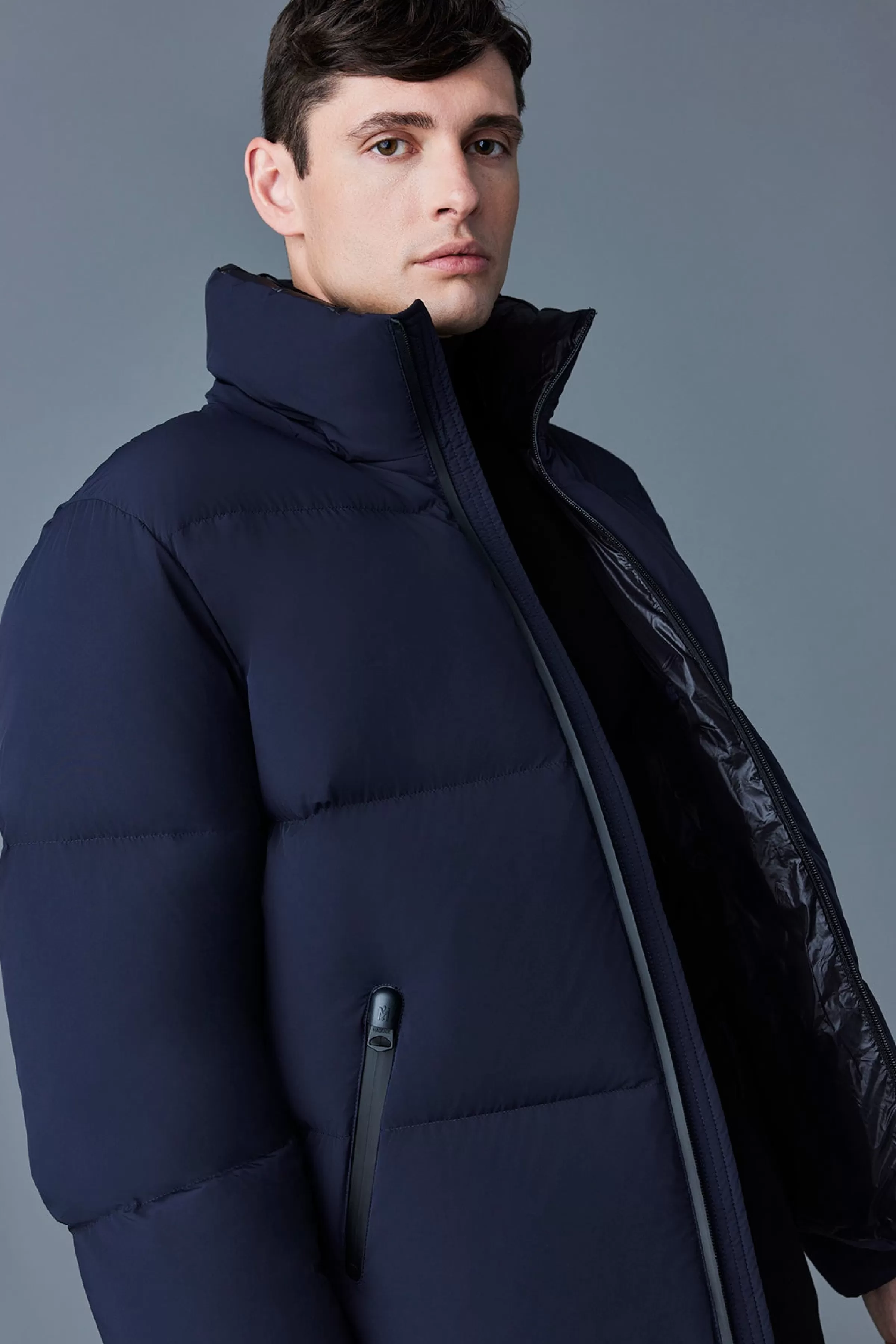 Kent, Stretch Matt Down Jacket With Hood For Men | ® US | Mackage Discount