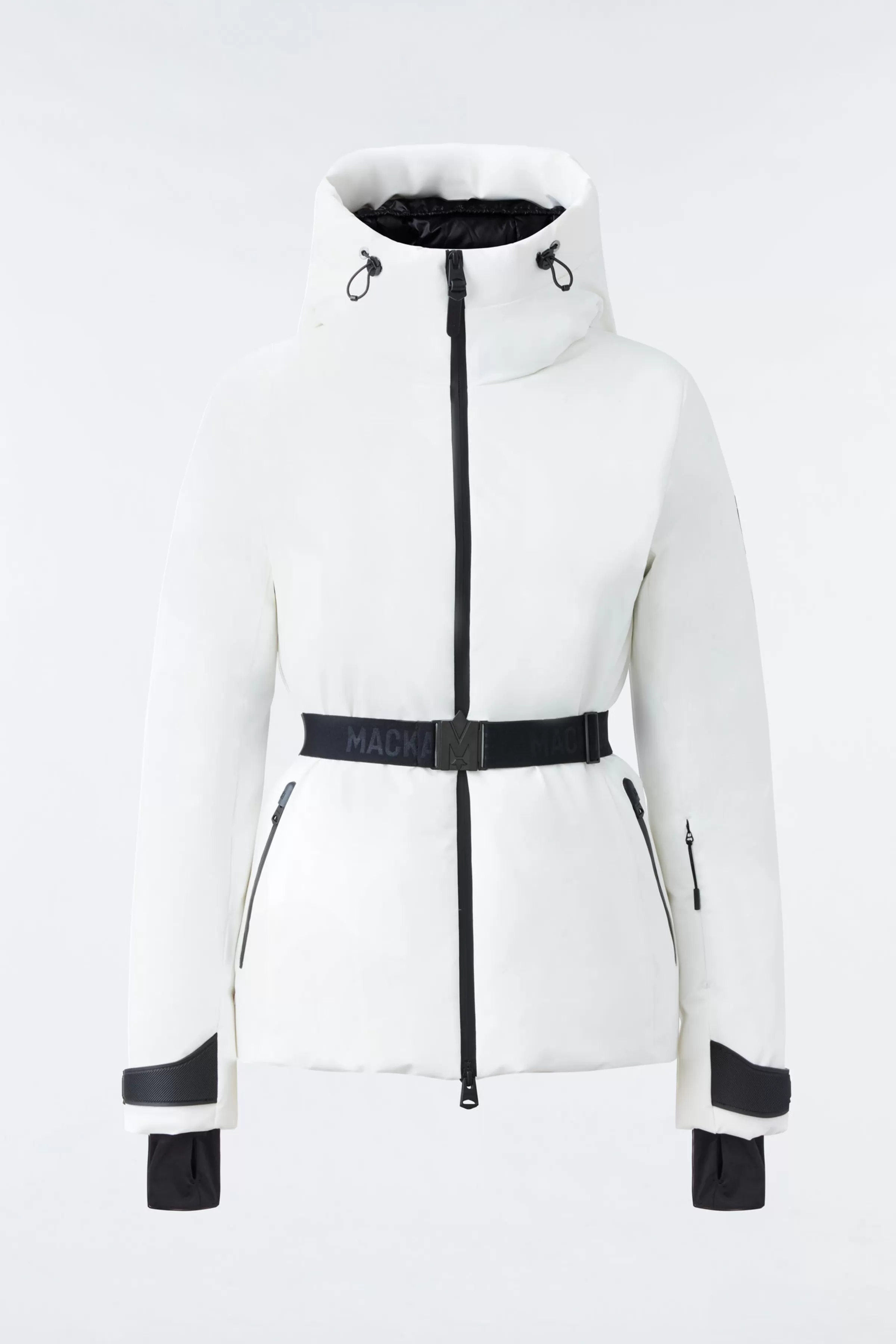 Krystal, Agile-360 Belted Down Ski Jacket With Hood For Ladies | ® US | Mackage Cheap