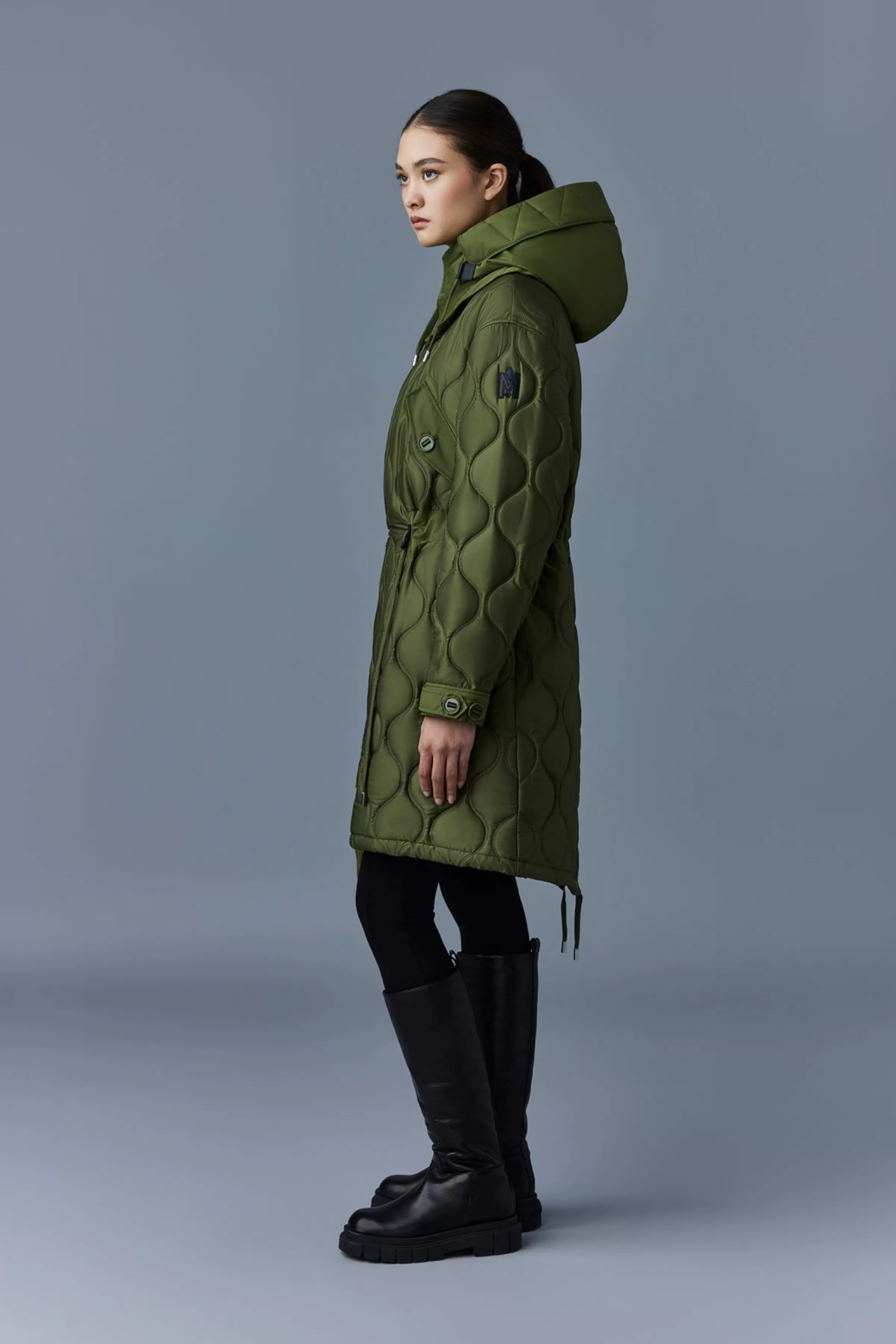 Kula, Heritage Quilted Long Coat For Ladies | ® US | Mackage Best