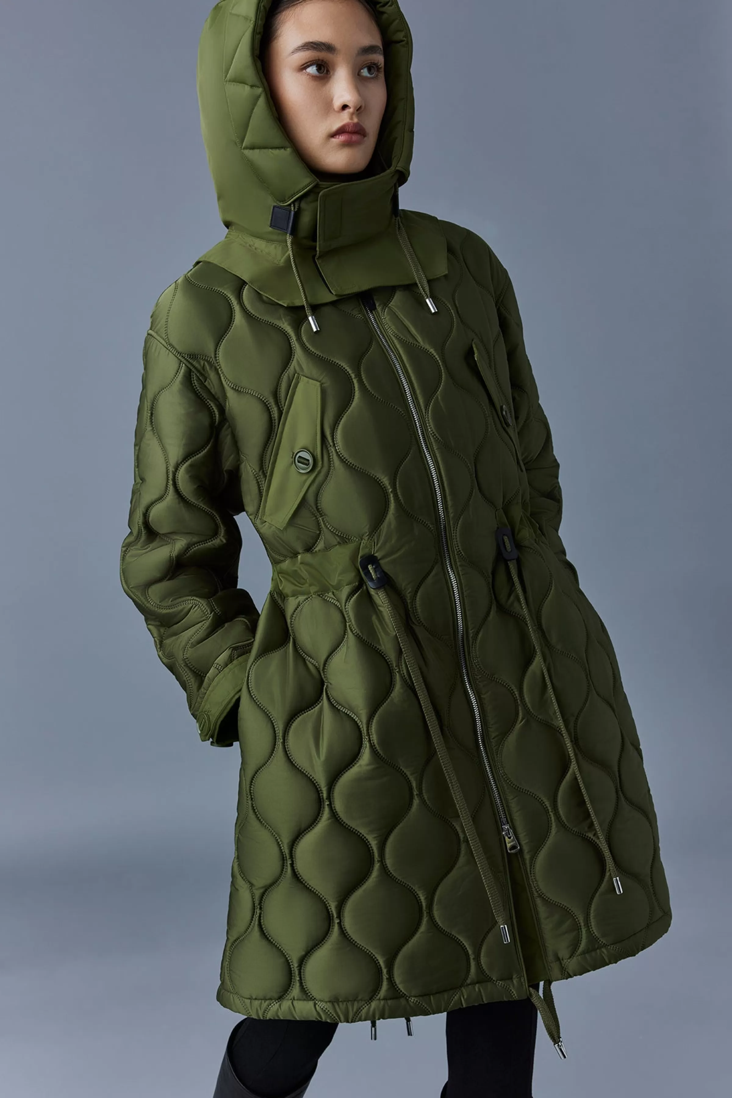 Kula, Heritage Quilted Long Coat For Ladies | ® US | Mackage Best