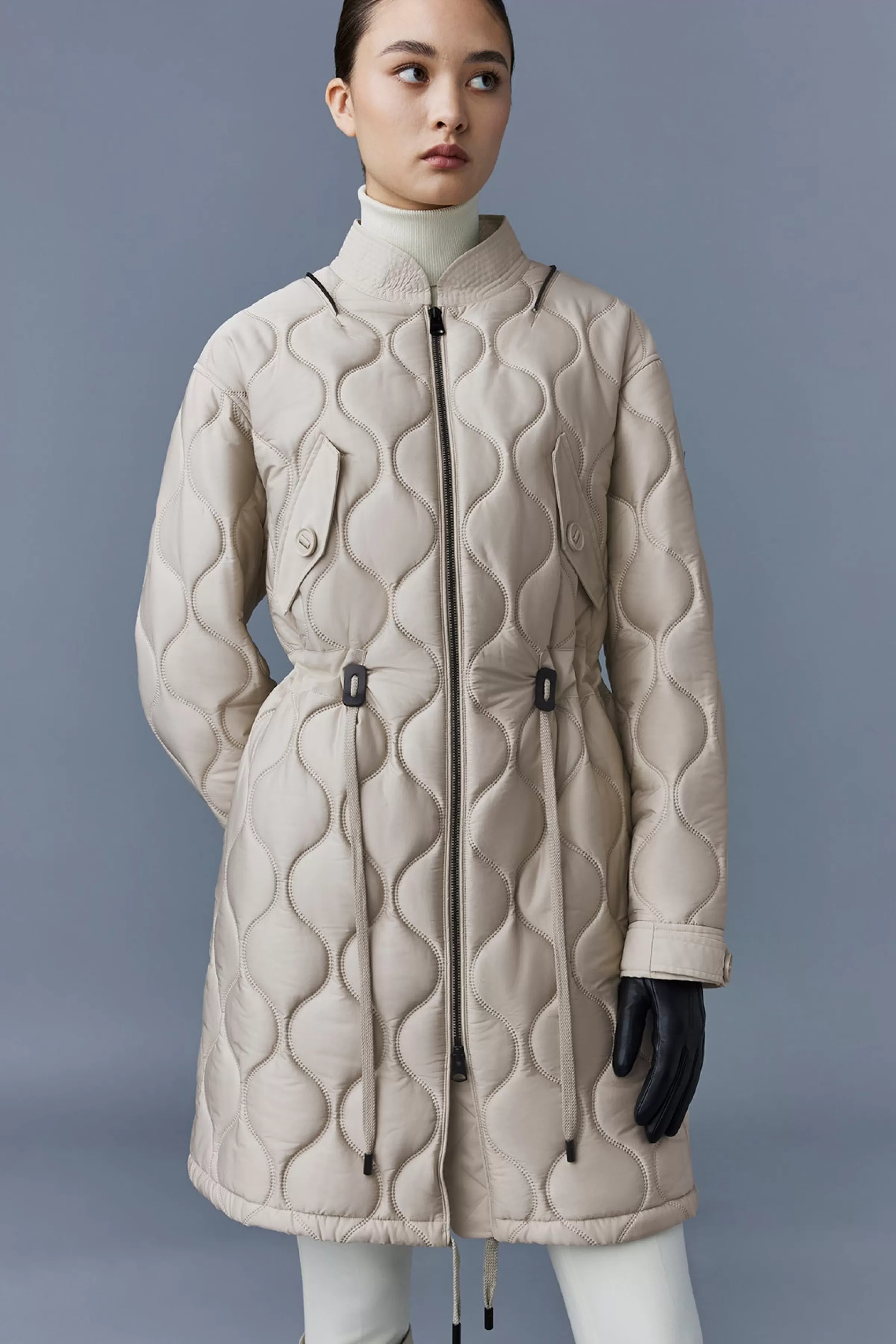Kula, Heritage Quilted Long Coat For Ladies | ® US | Mackage Best