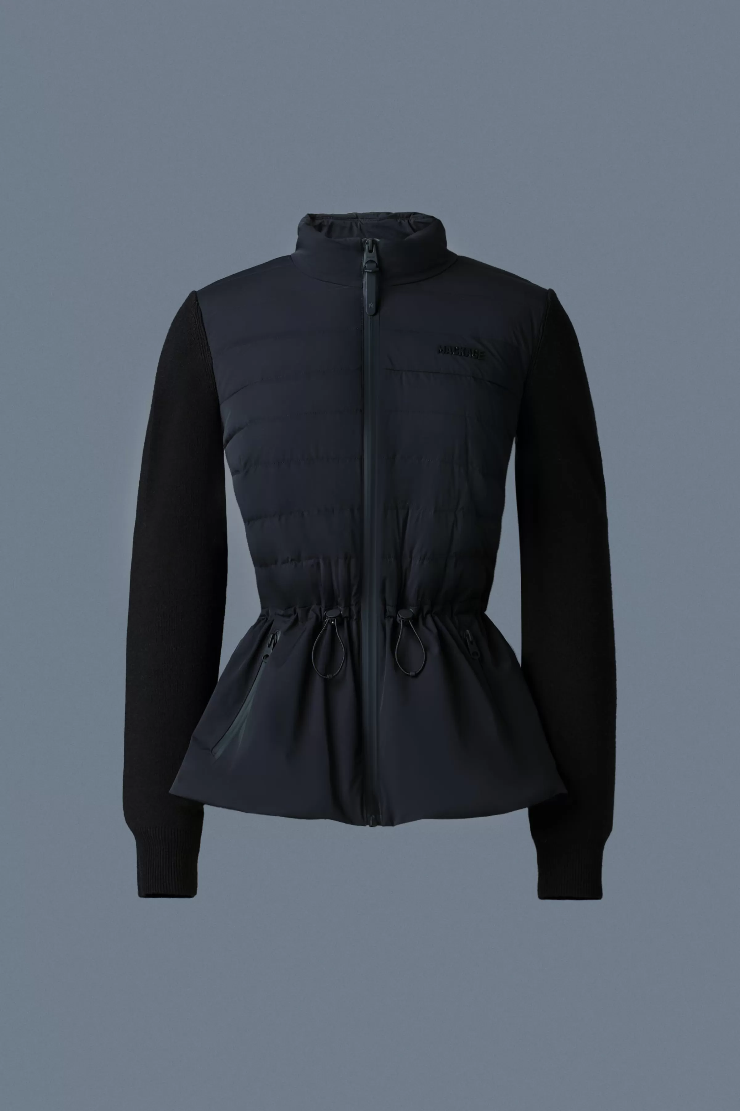 Laika, Hybrid Down Jacket With Peplum | ® US | Mackage Sale