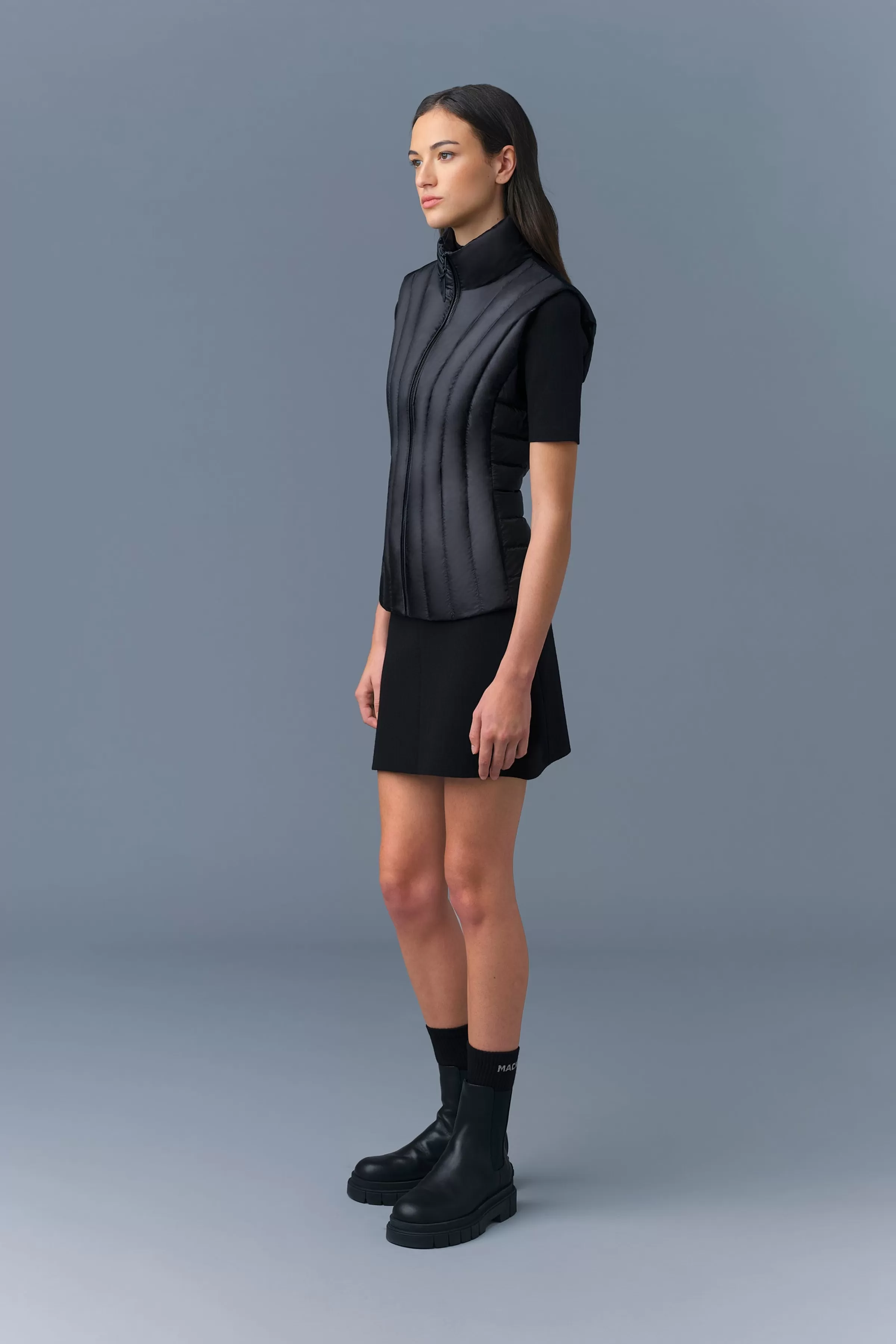 Lilyan, Light Down Vertical Quilted Vest For Ladies | ® US | Mackage Flash Sale