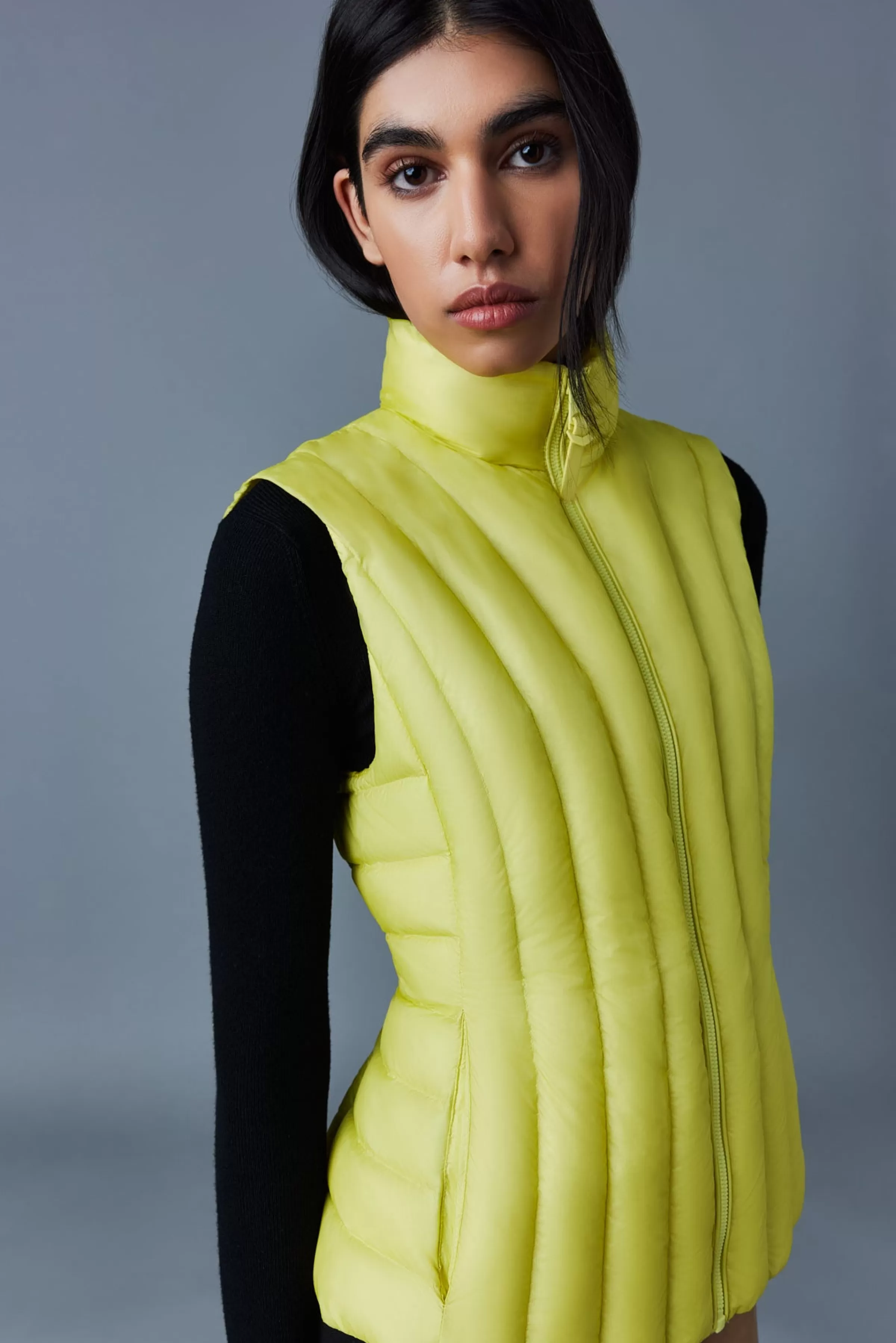 Lilyan, Light Down Vertical Quilted Vest For Ladies | ® US | Mackage Flash Sale