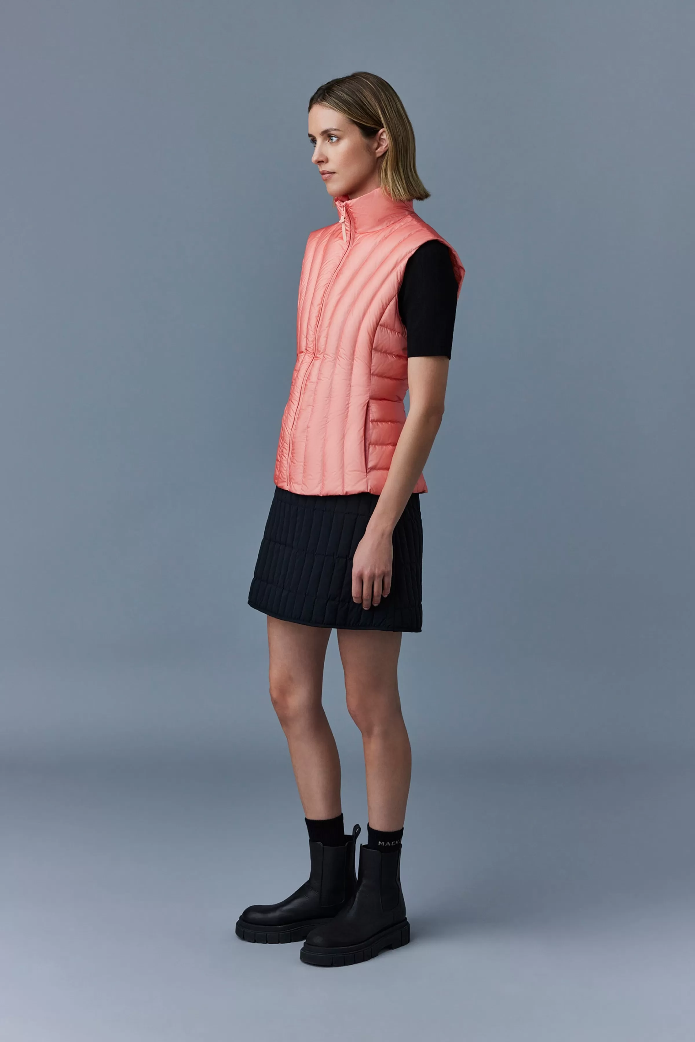Lilyan, Light Down Vertical Quilted Vest For Ladies | ® US | Mackage Flash Sale