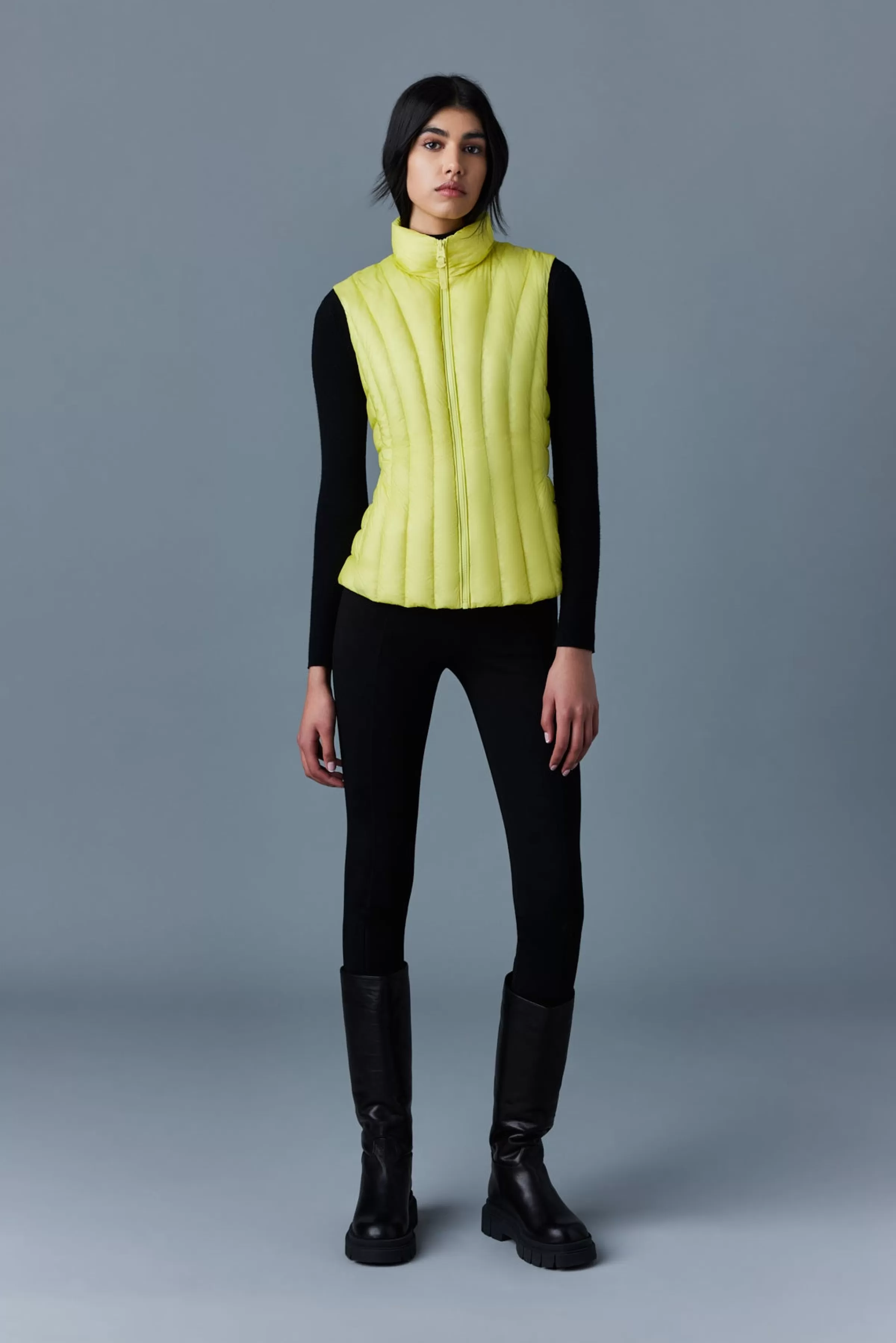 Lilyan, Light Down Vertical Quilted Vest For Ladies | ® US | Mackage New