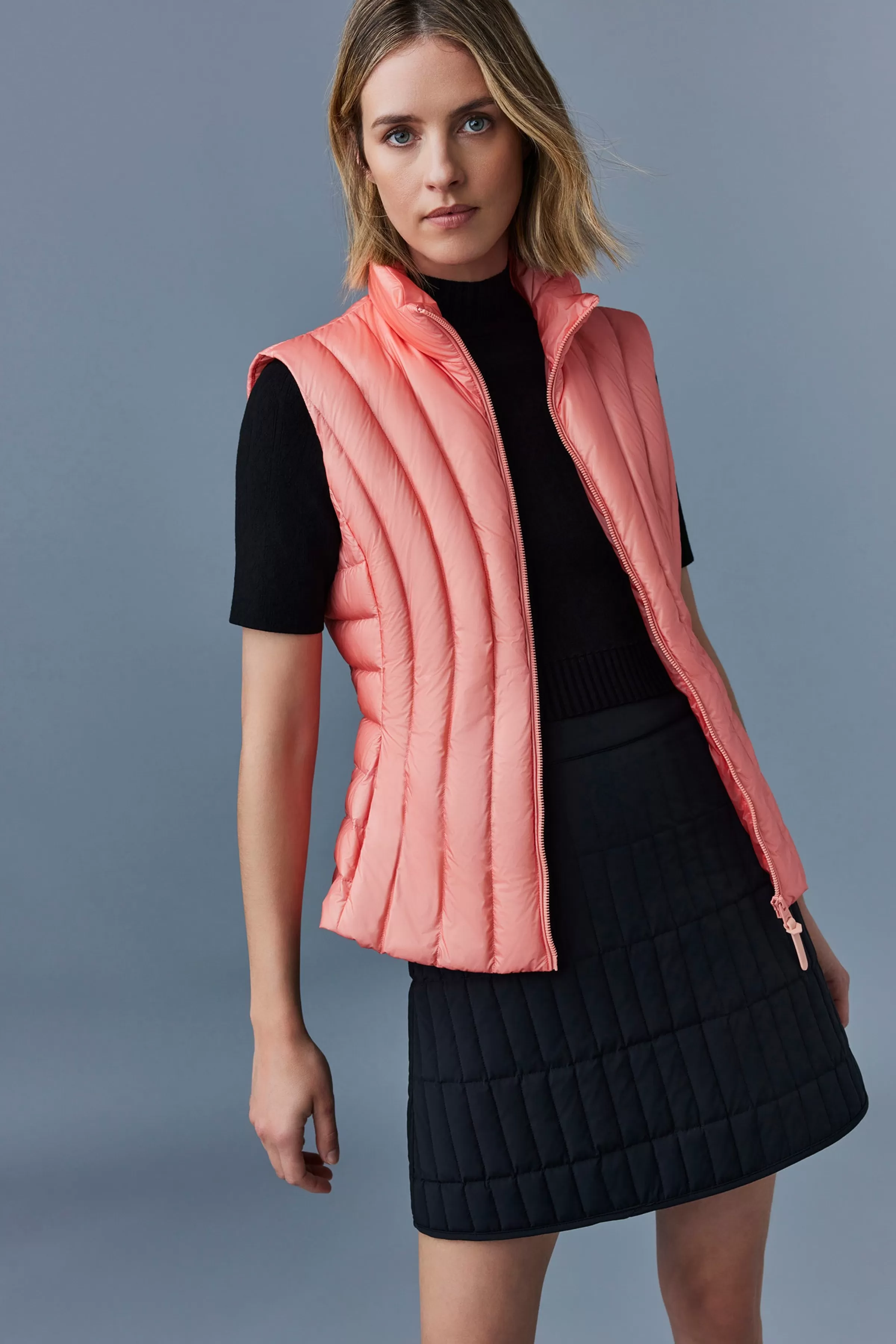 Lilyan, Light Down Vertical Quilted Vest For Ladies | ® US | Mackage New