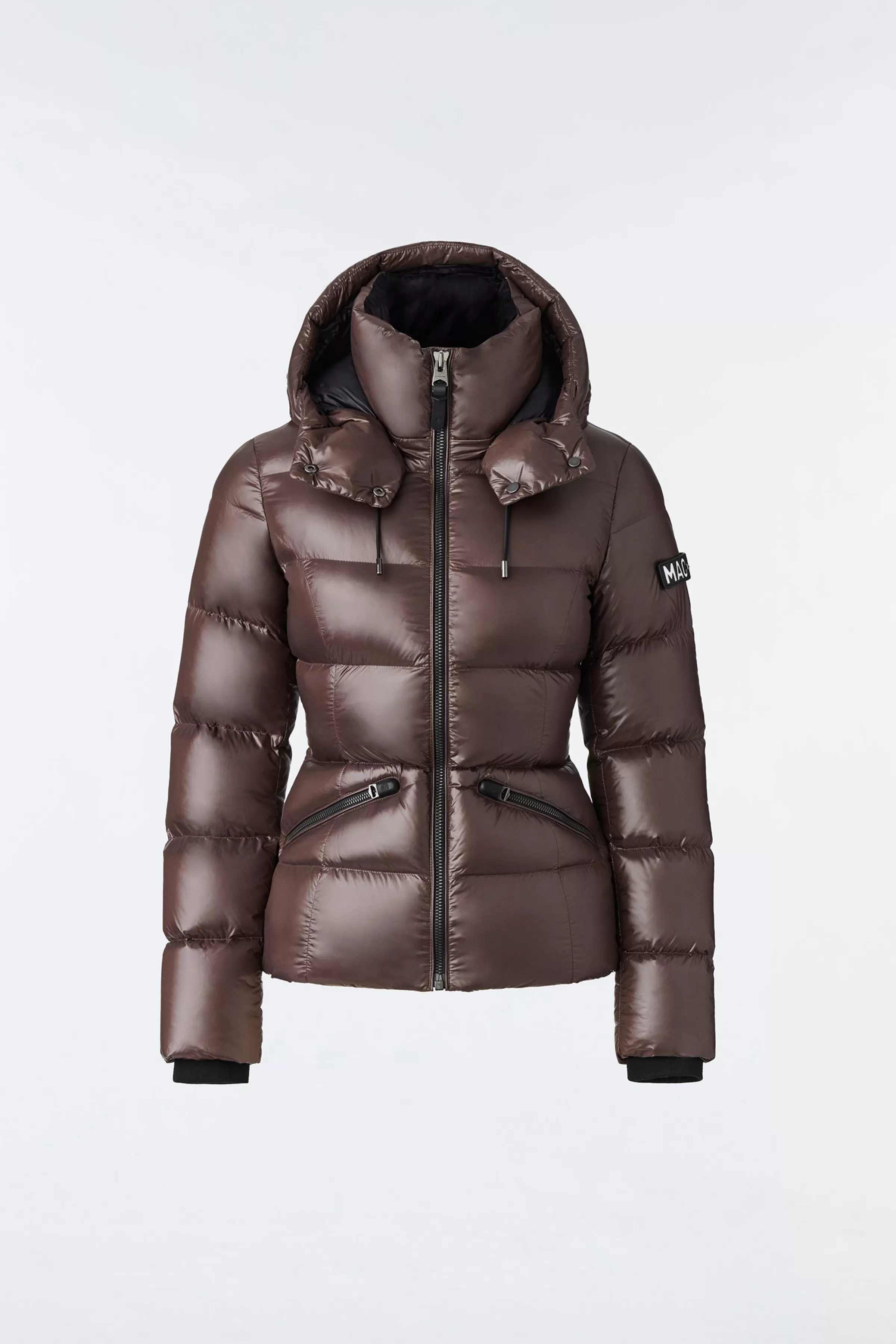 Madalyn, Lustrous Light Down Jacket With Hood For Ladies | ® US | Mackage Online