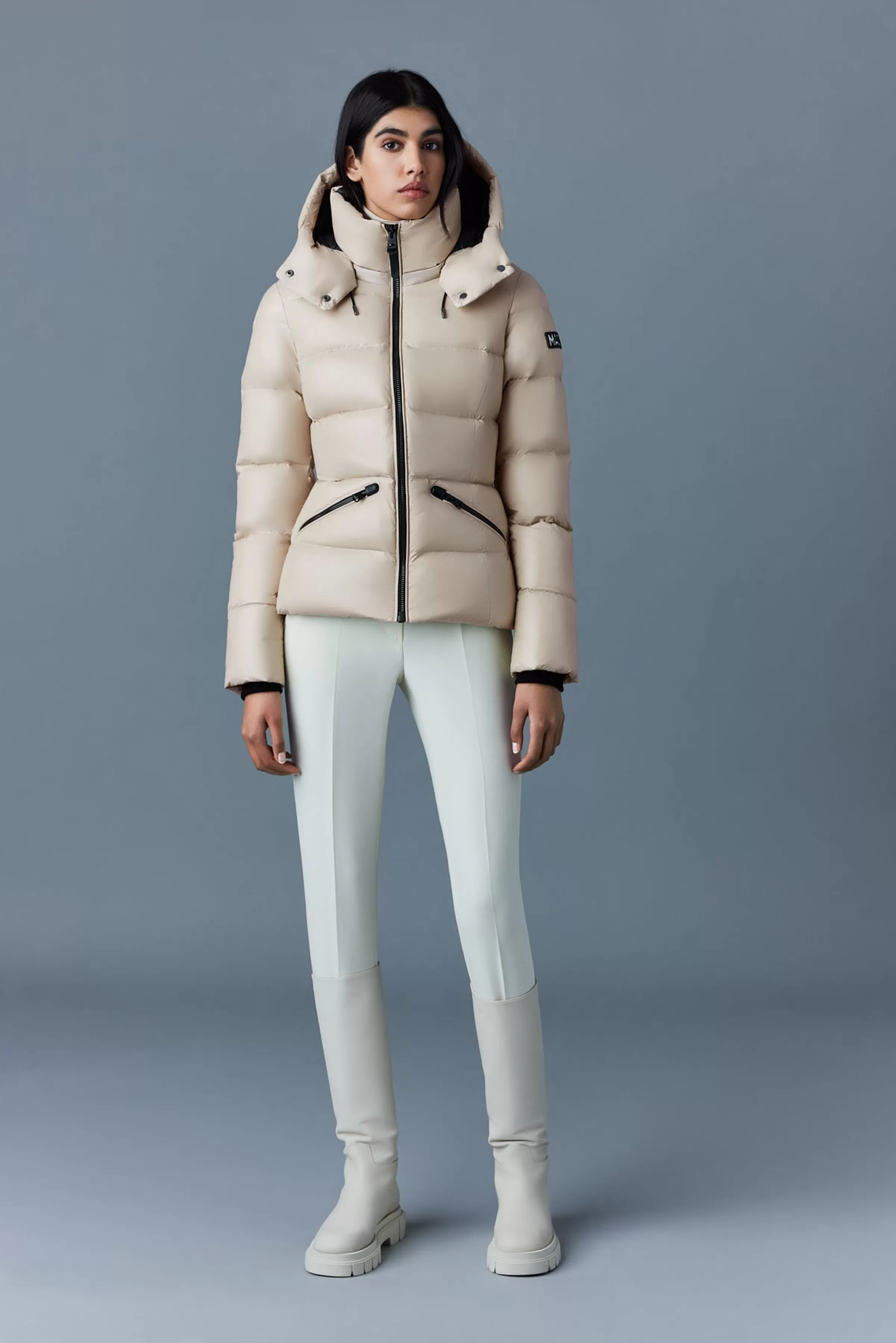Madalyn, Lustrous Light Down Jacket With Hood For Ladies | ® US | Mackage Online