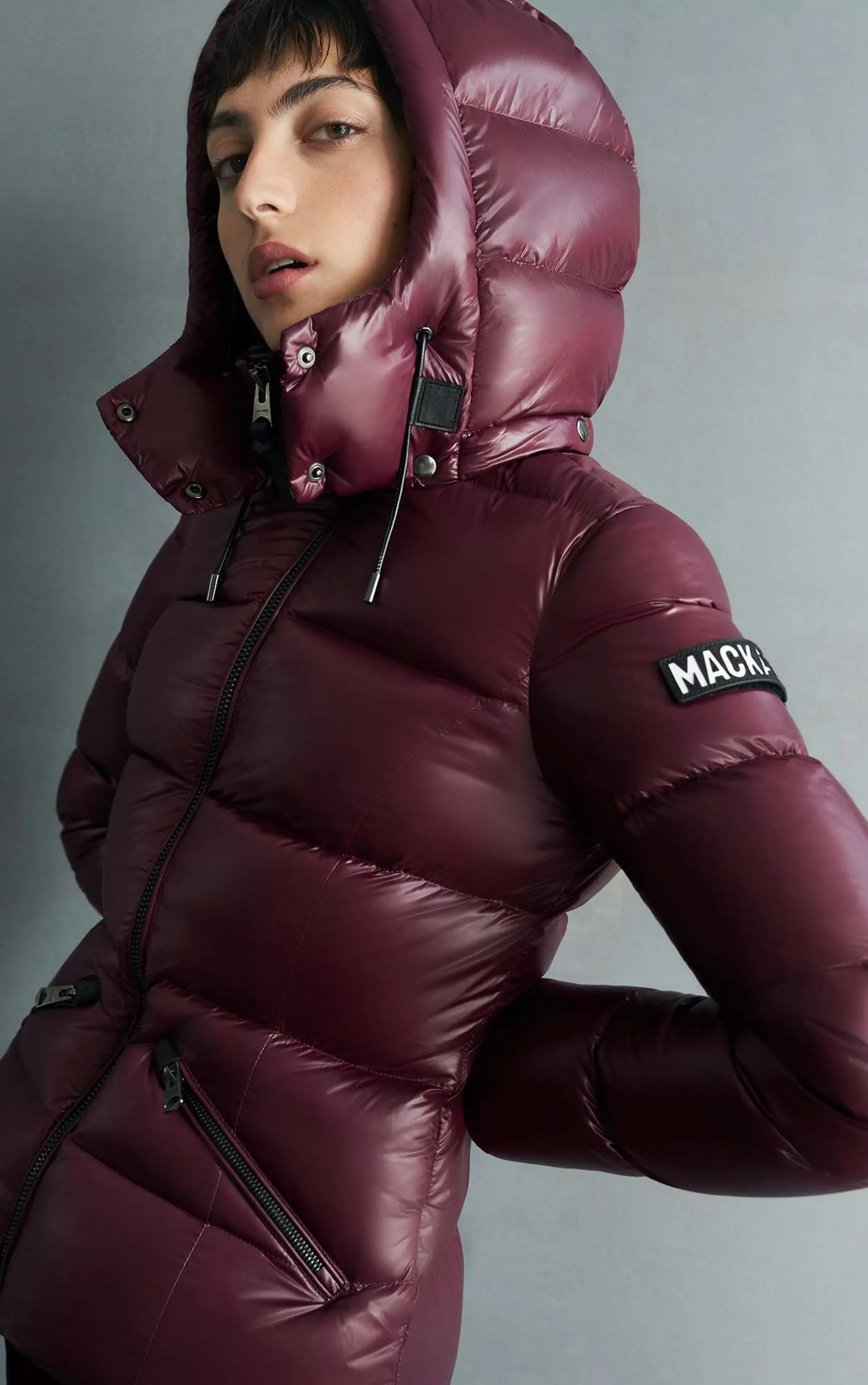 Madalyn, Lustrous Light Down Jacket With Hood For Ladies | ® US | Mackage Online