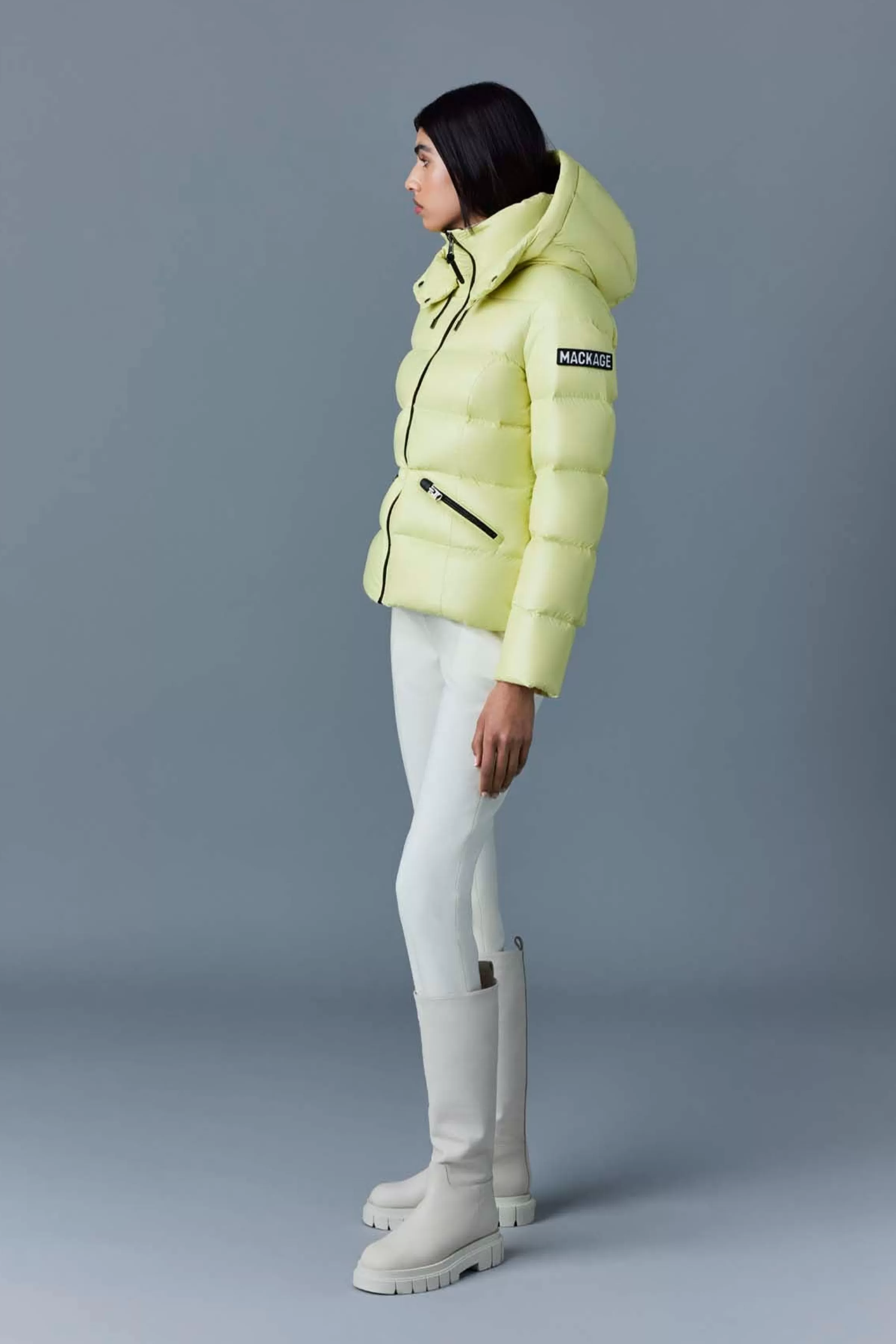 Madalyn, Lustrous Light Down Jacket With Hood For Ladies | ® US | Mackage Online