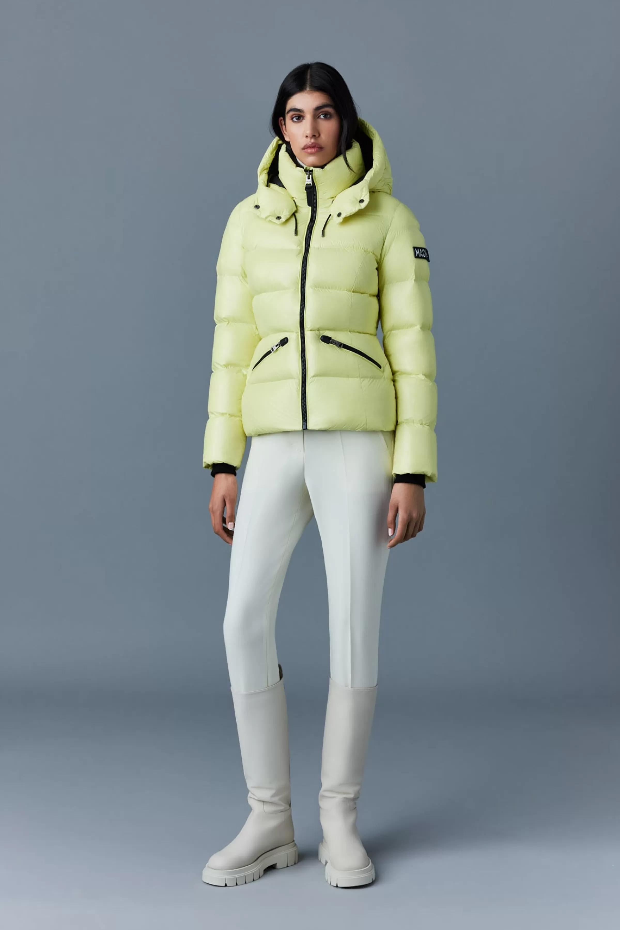 Madalyn, Lustrous Light Down Jacket With Hood For Ladies | ® US | Mackage Online