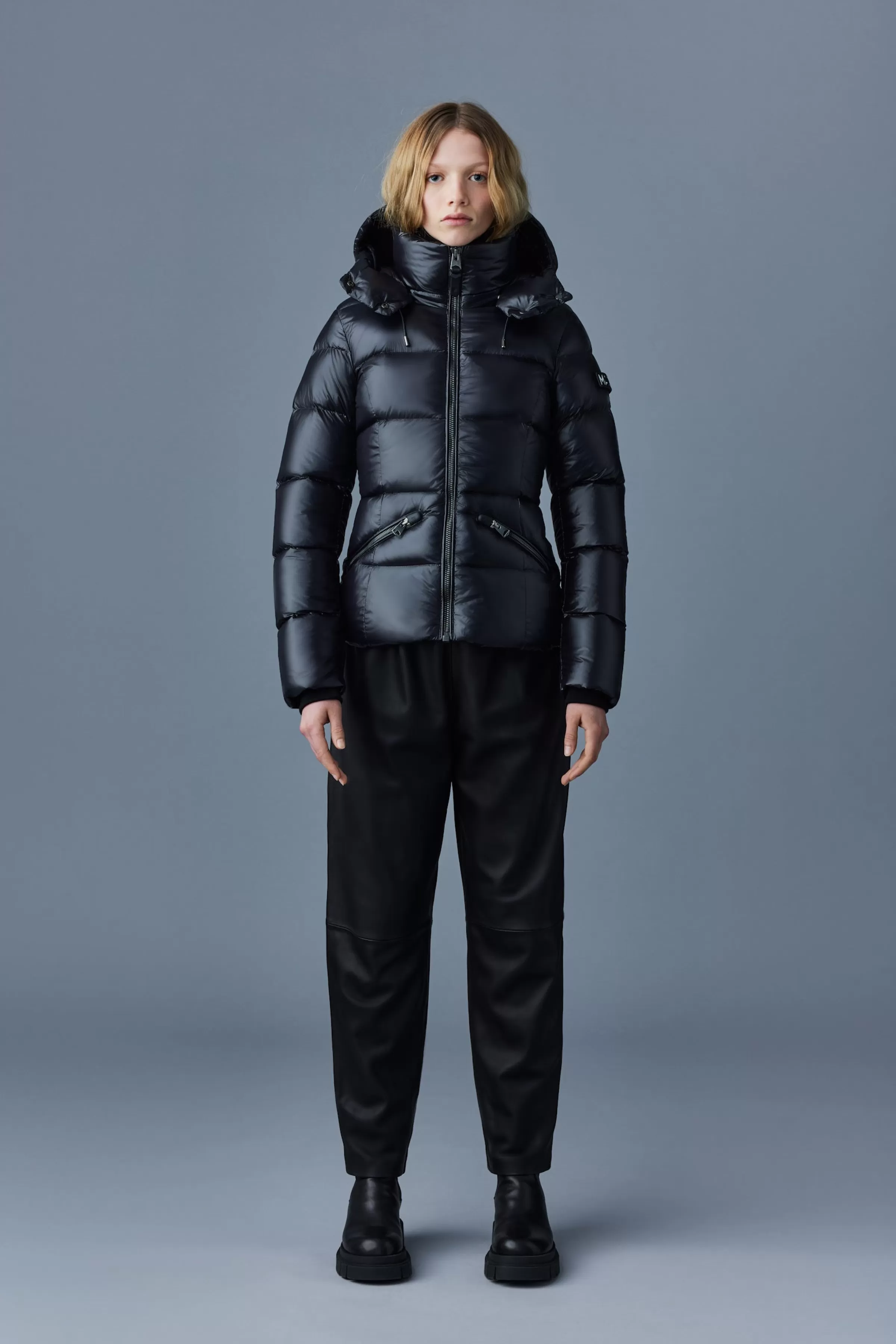 Madalyn, Lustrous Light Down Jacket With Hood For Ladies | ® US | Mackage Online