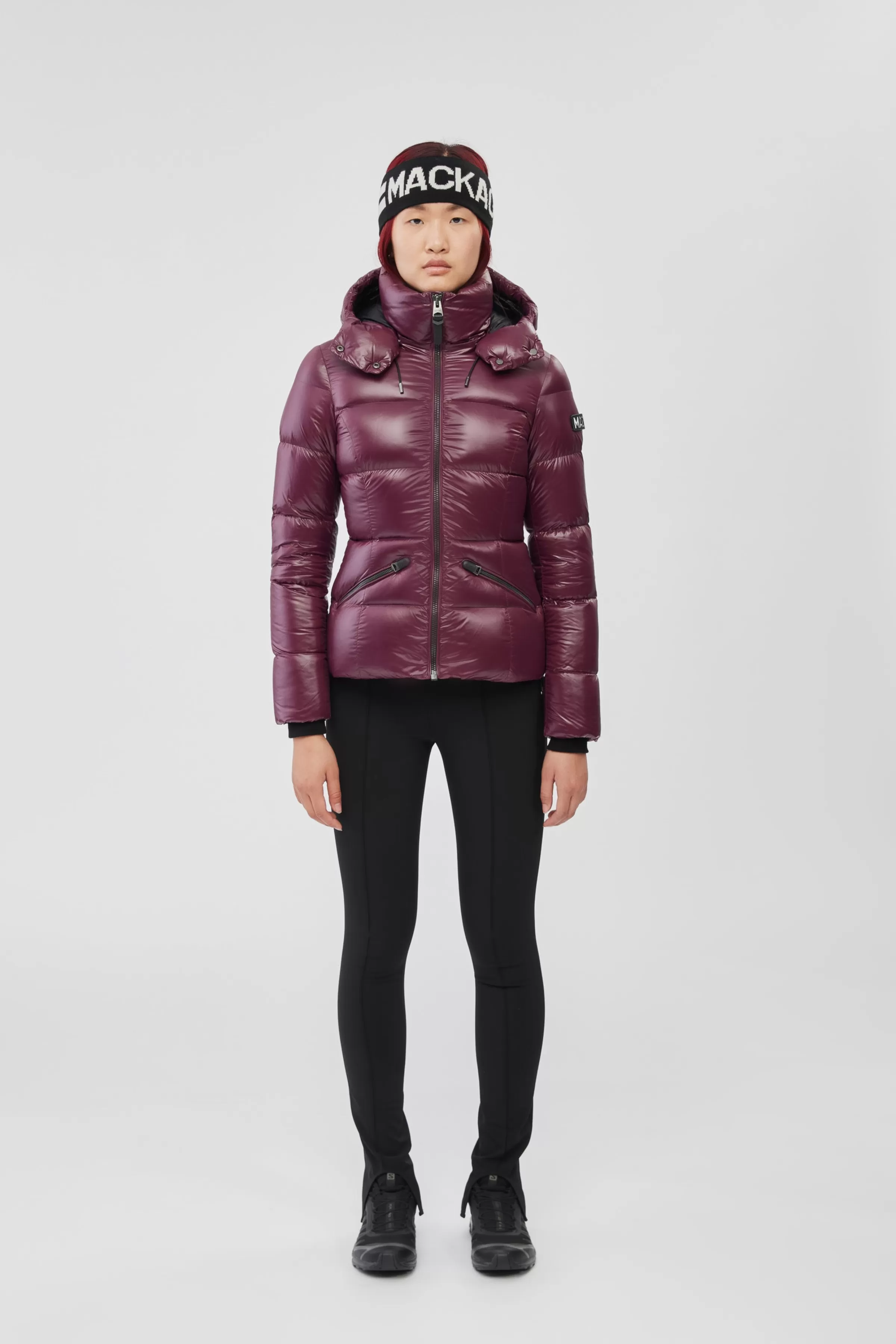Madalyn, Lustrous Light Down Jacket With Hood For Ladies | ® US | Mackage Online