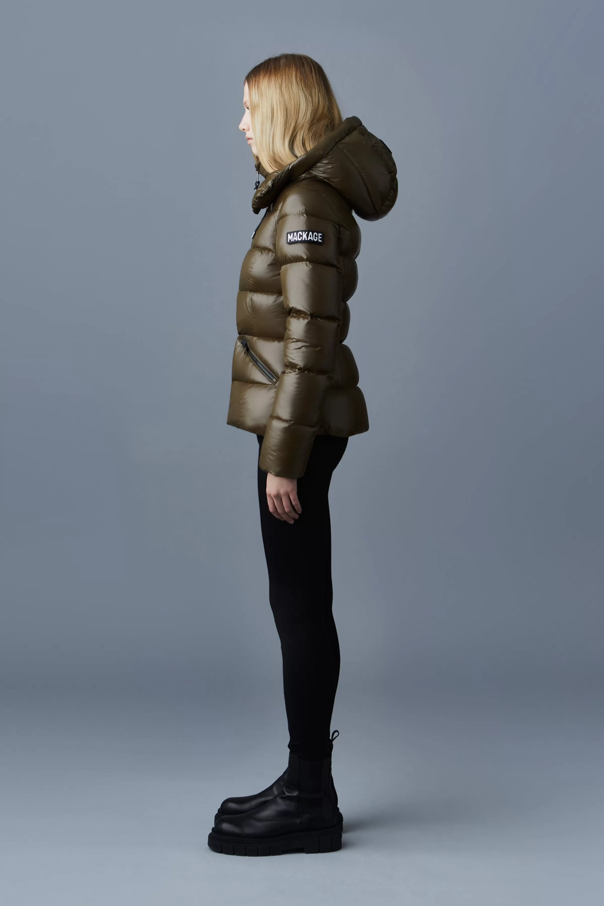 Madalyn, Lustrous Light Down Jacket With Hood For Ladies | ® US | Mackage Online