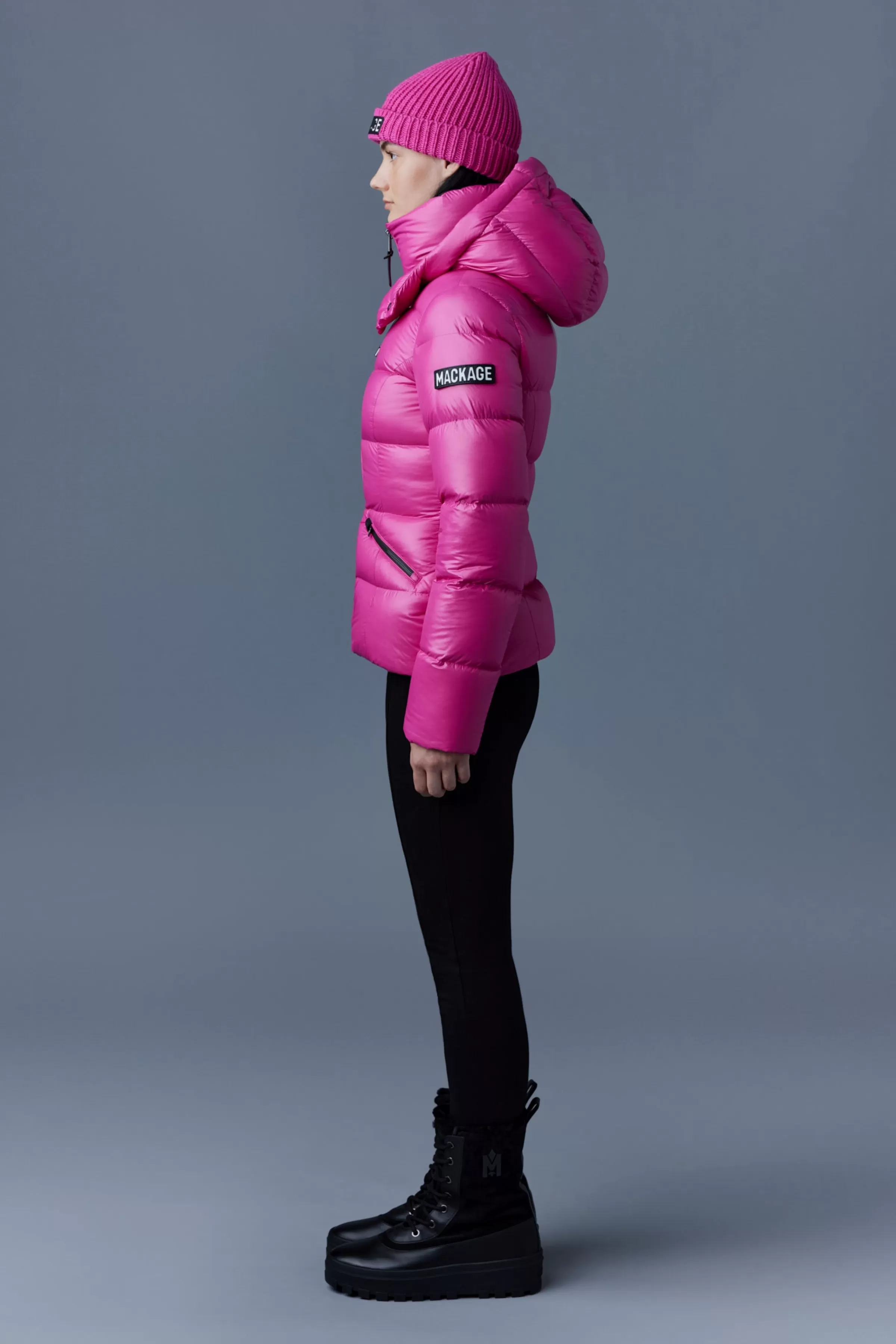 Madalyn, Lustrous Light Down Jacket With Hood For Ladies | ® US | Mackage Online