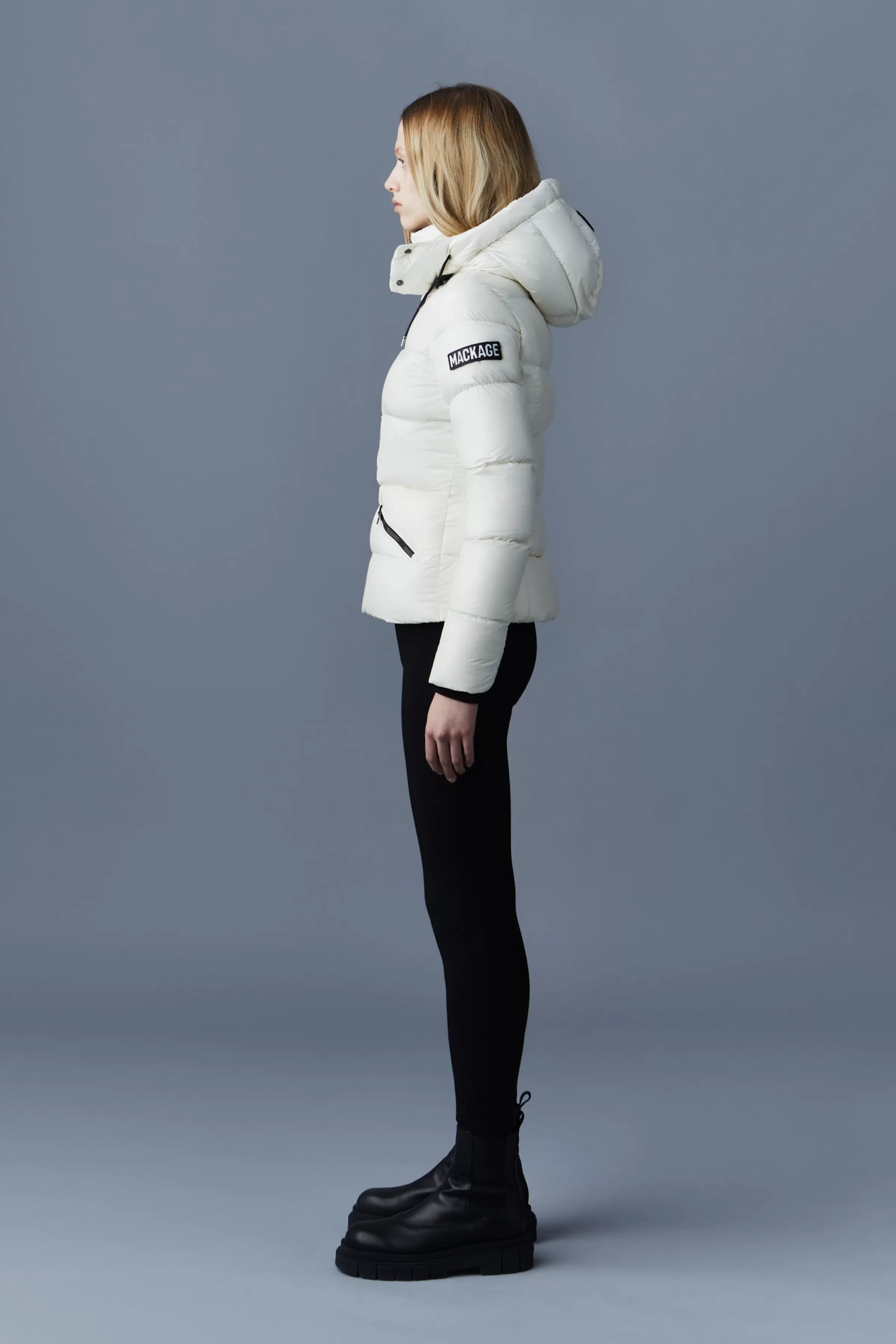 Madalyn, Lustrous Light Down Jacket With Hood For Ladies | ® US | Mackage Online