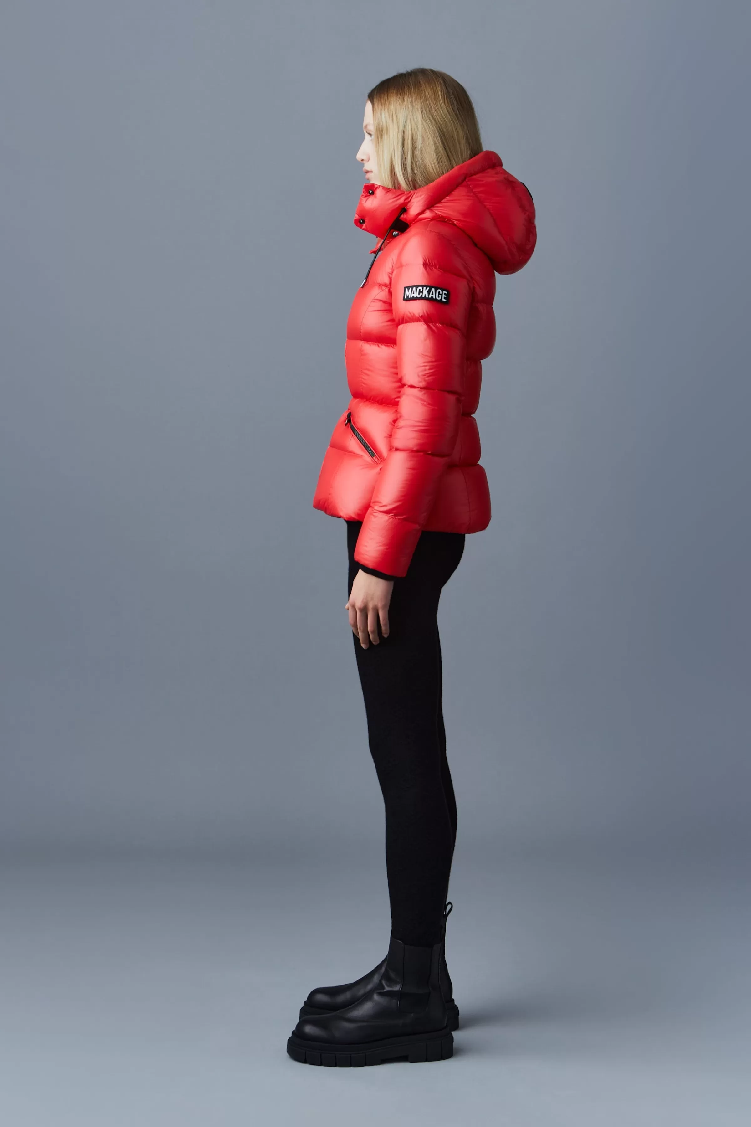 Madalyn, Lustrous Light Down Jacket With Hood For Ladies | ® US | Mackage Online