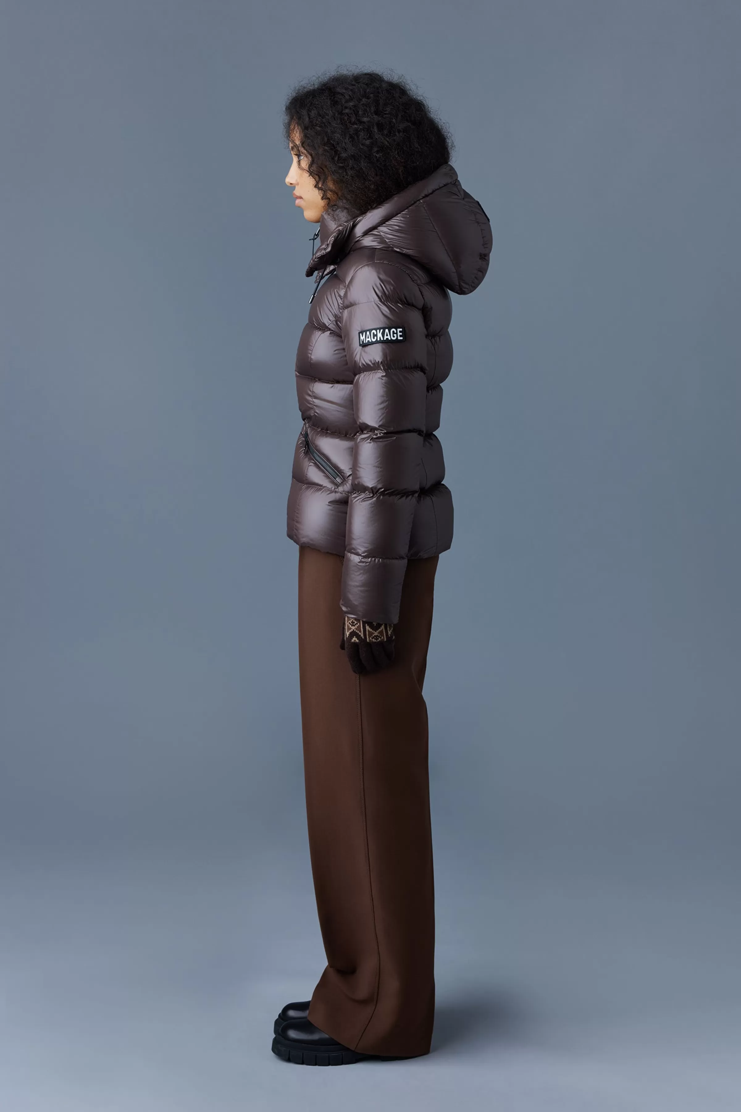 Madalyn, Lustrous Light Down Jacket With Hood For Ladies | ® US | Mackage Online