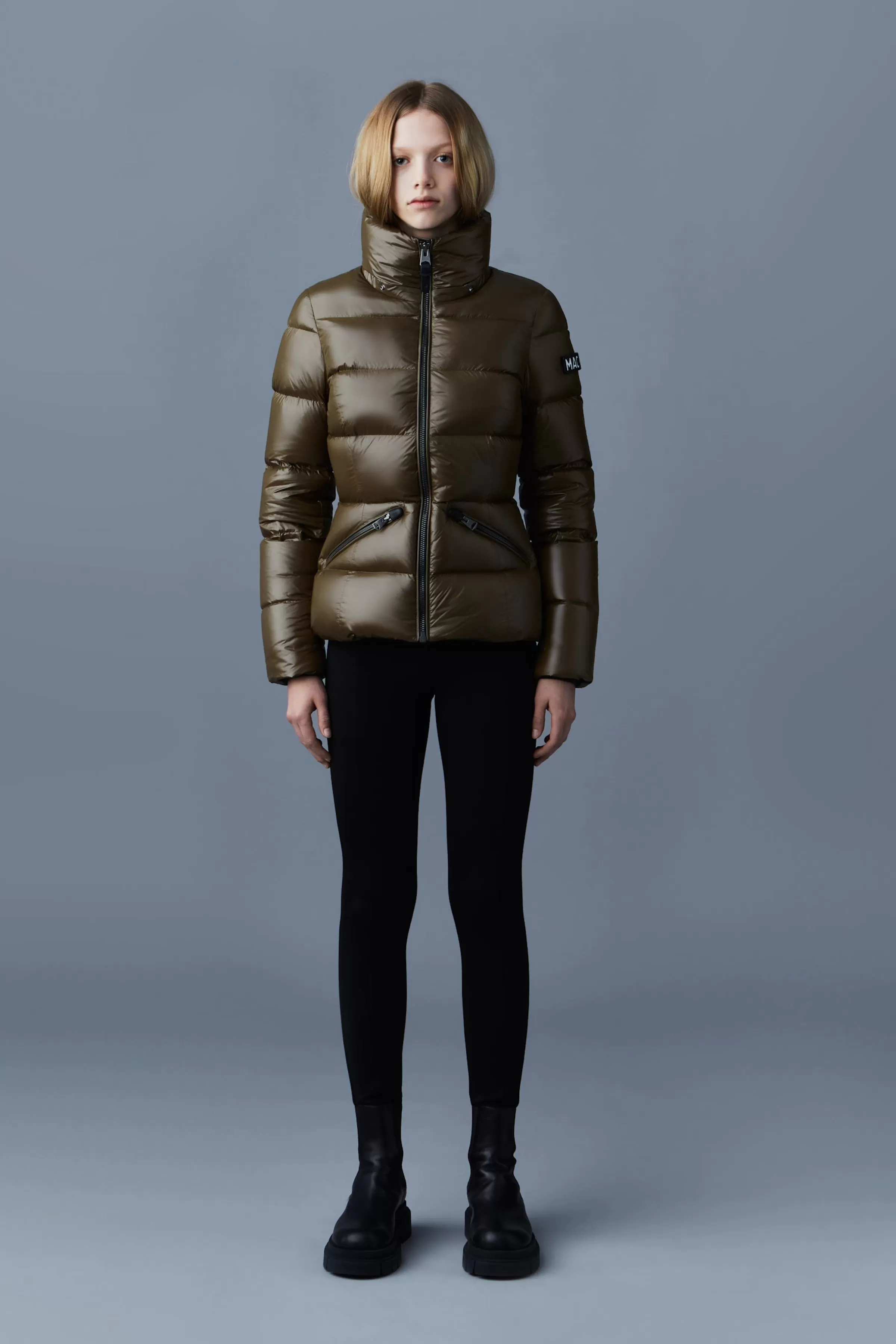 Madalyn, Lustrous Light Down Jacket With Hood For Ladies | ® US | Mackage Online