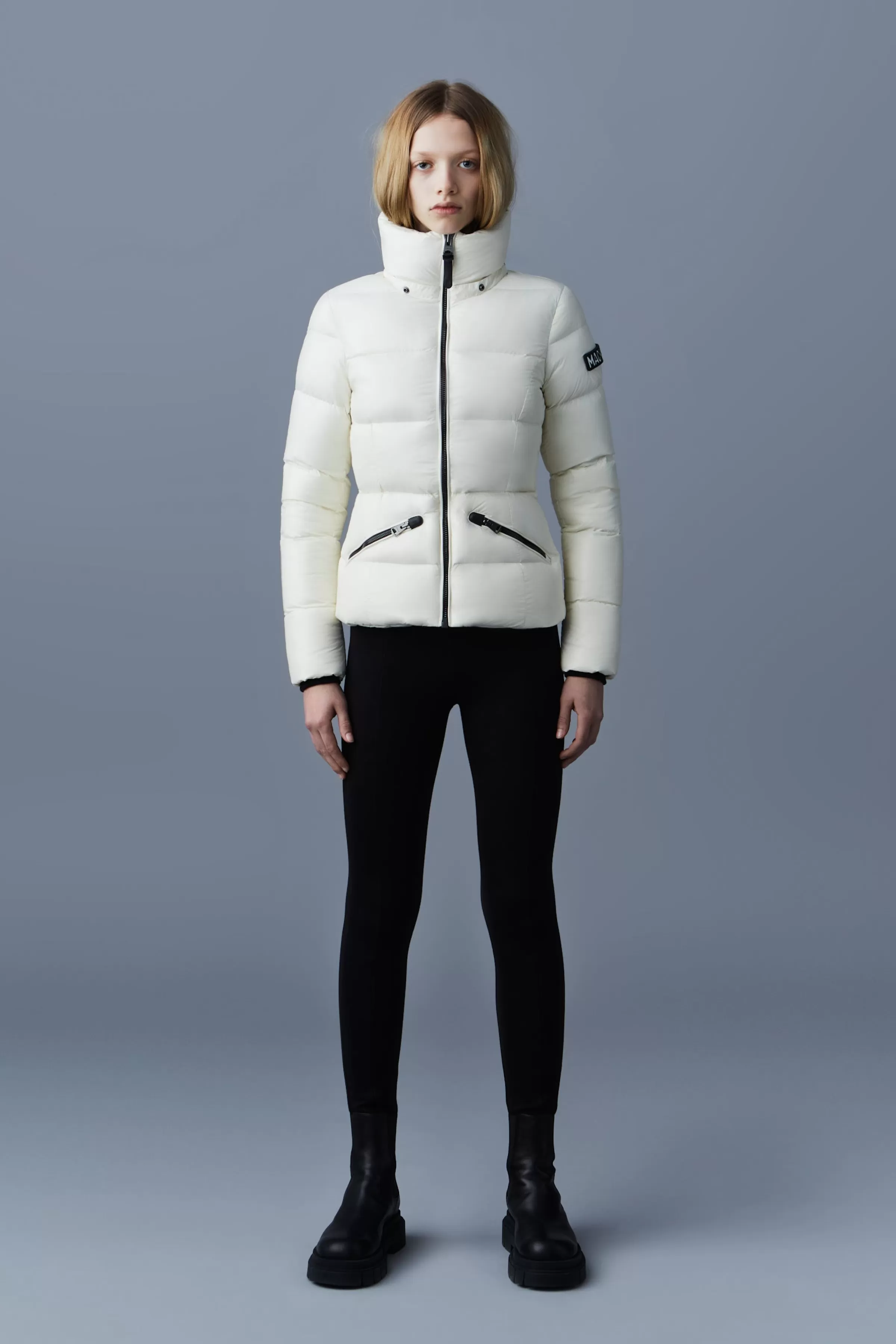 Madalyn, Lustrous Light Down Jacket With Hood For Ladies | ® US | Mackage Online