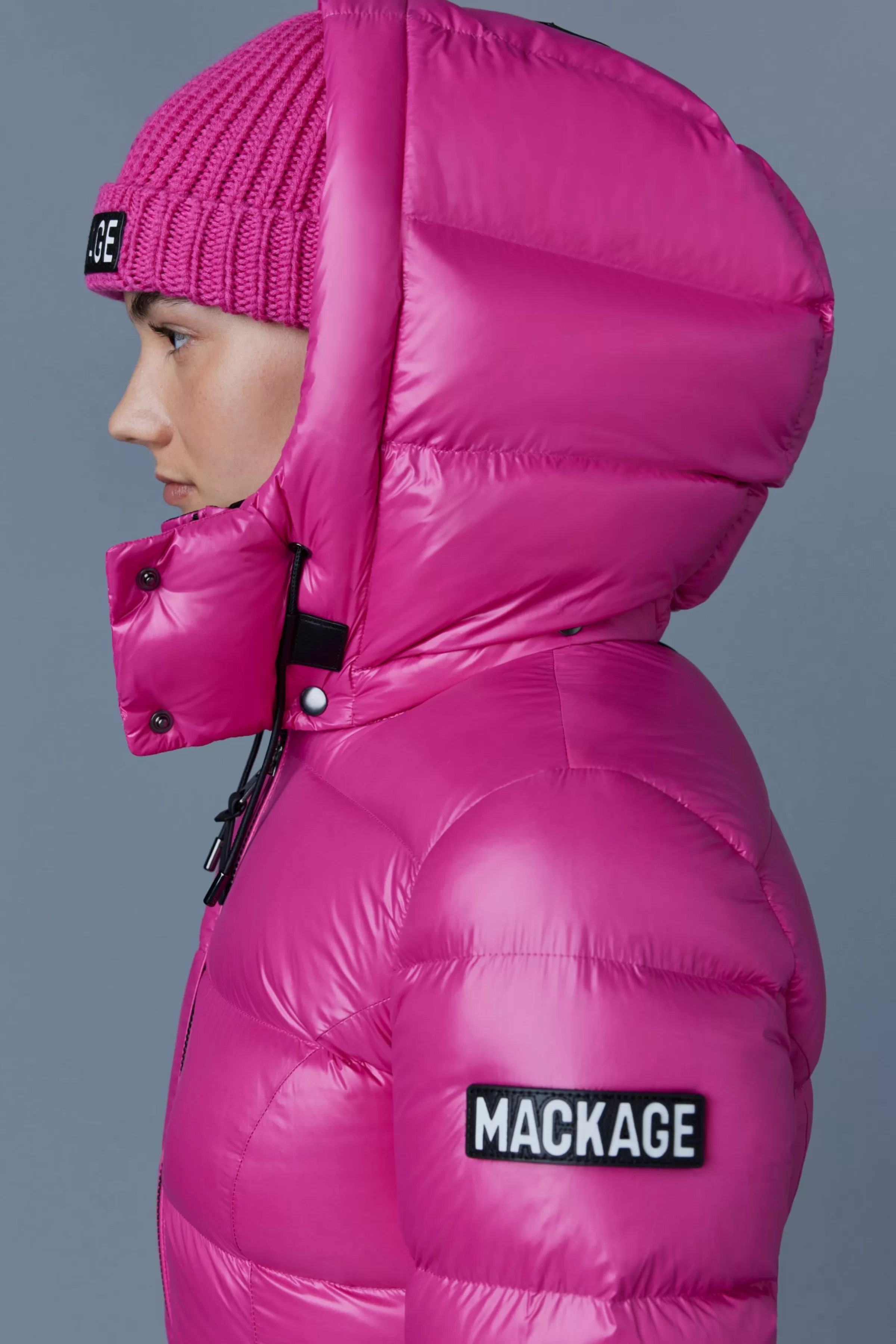 Madalyn, Lustrous Light Down Jacket With Hood For Ladies | ® US | Mackage Online