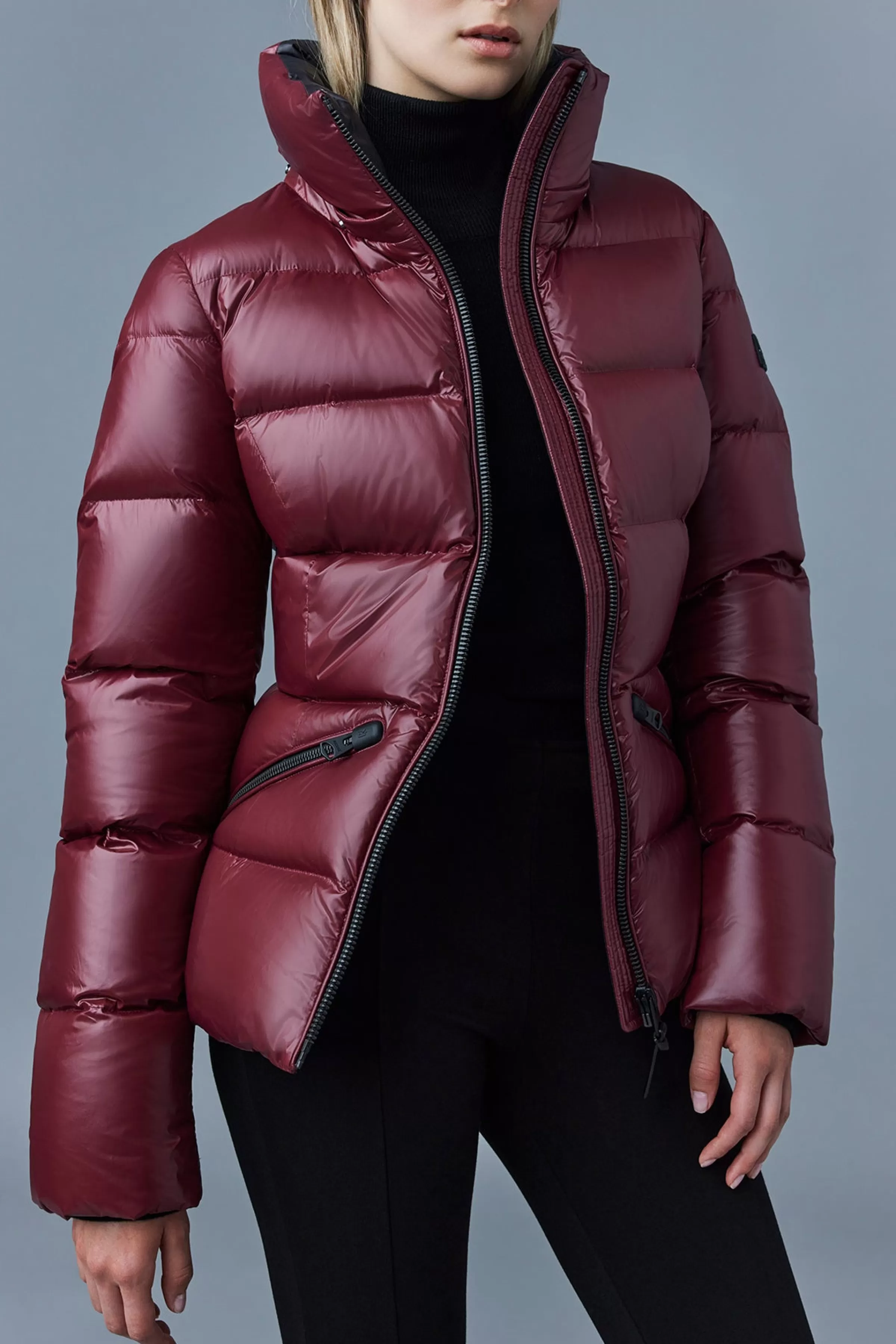 Madalyn, Lustrous Light Down Jacket With Hood For Ladies | ® US | Mackage Online