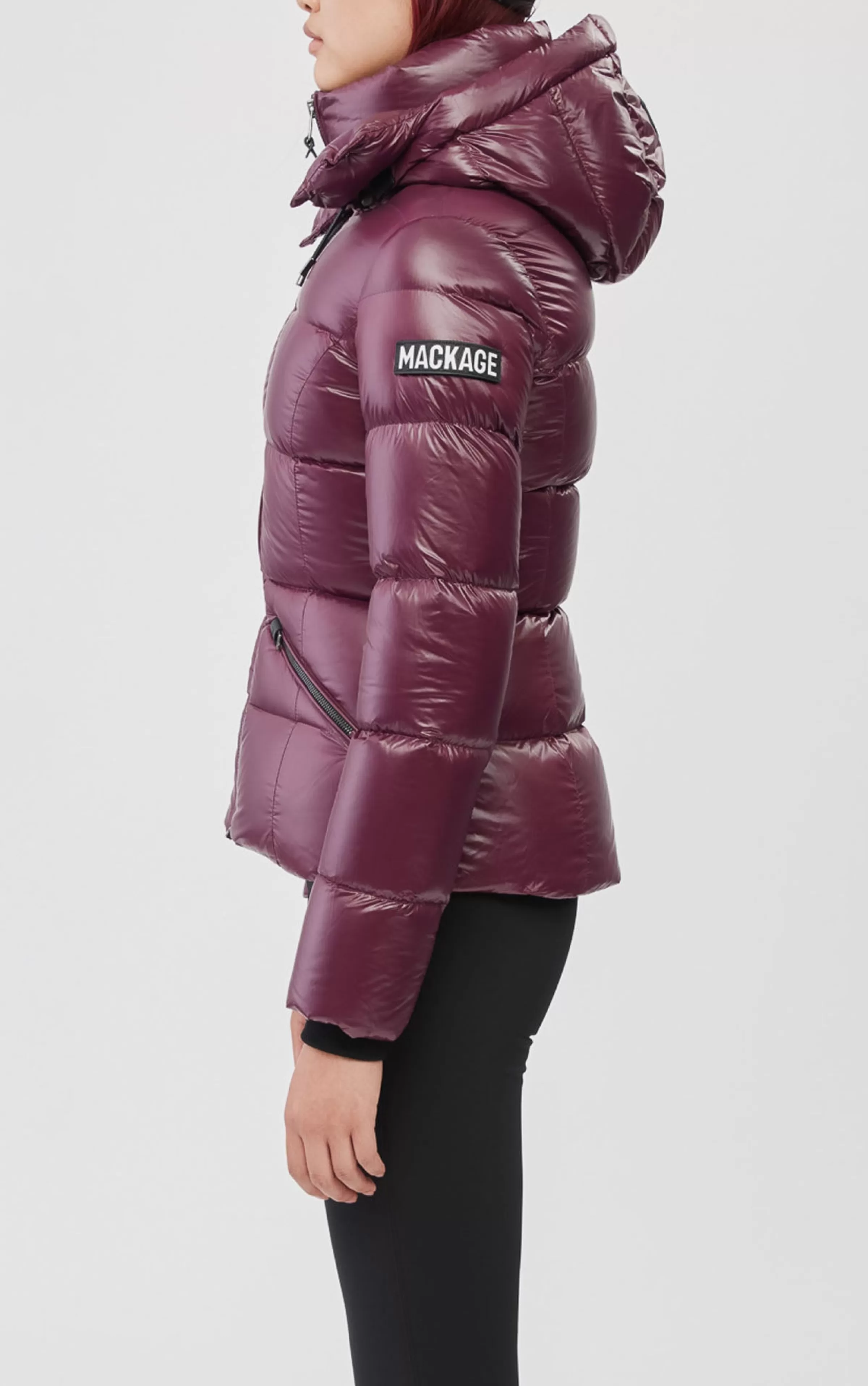 Madalyn, Lustrous Light Down Jacket With Hood For Ladies | ® US | Mackage Online