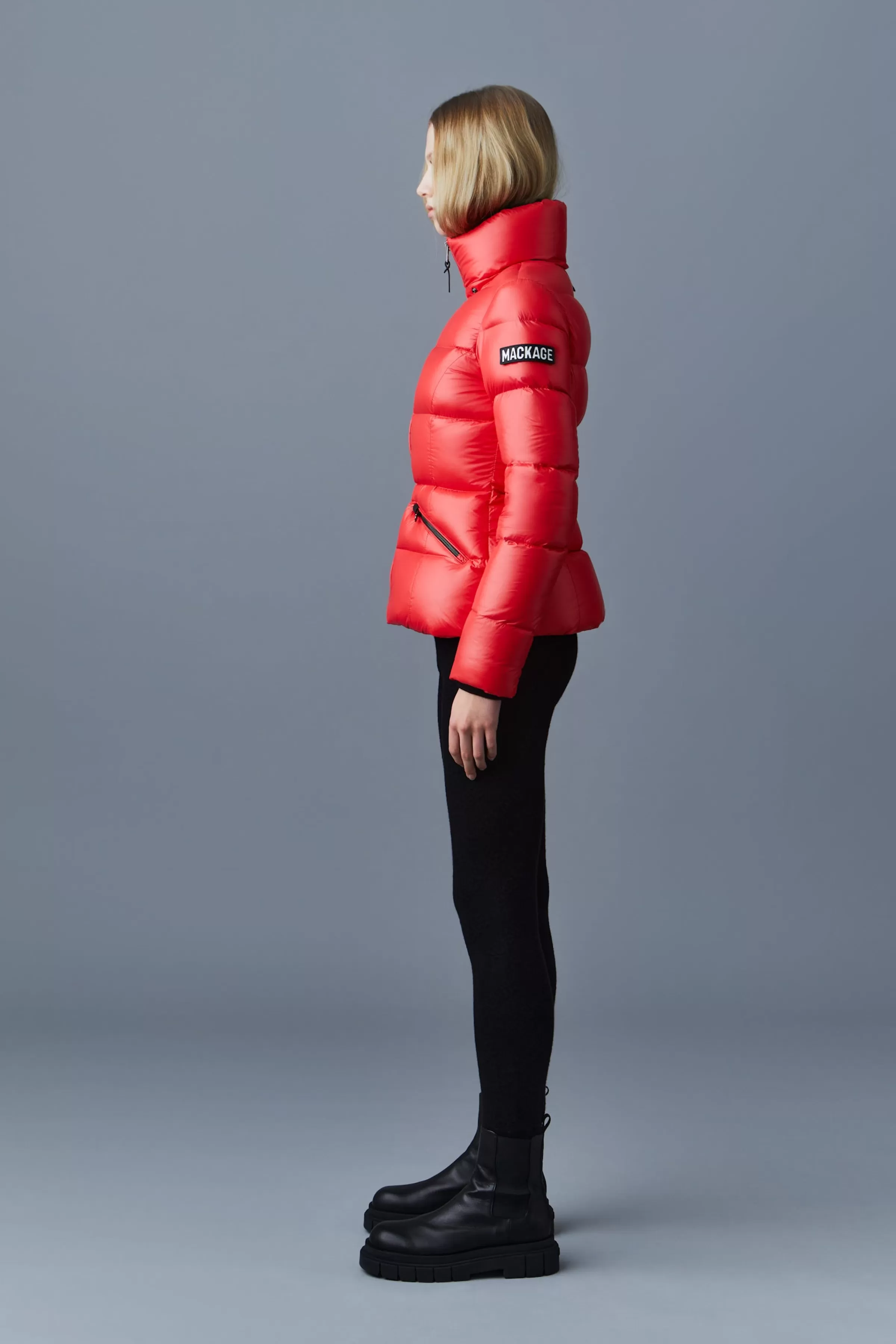 Madalyn, Lustrous Light Down Jacket With Hood For Ladies | ® US | Mackage Online