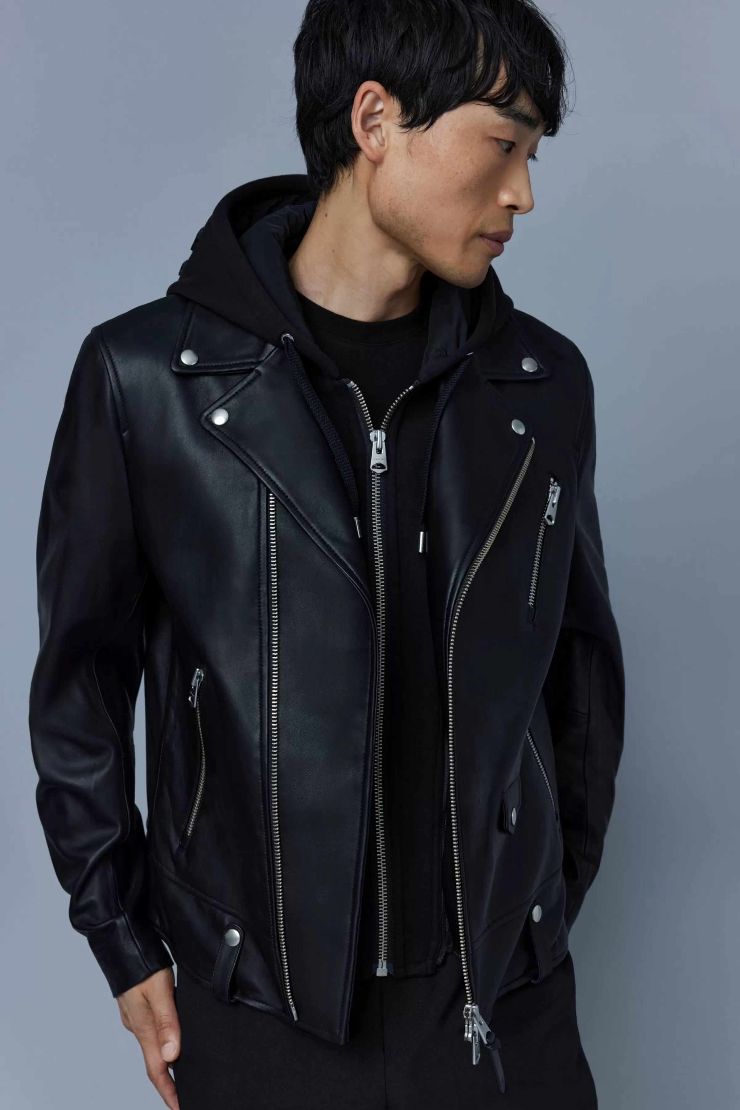 Magnus-Cn, 2-in-1 Leather Biker Jacket | ® US | Mackage Discount