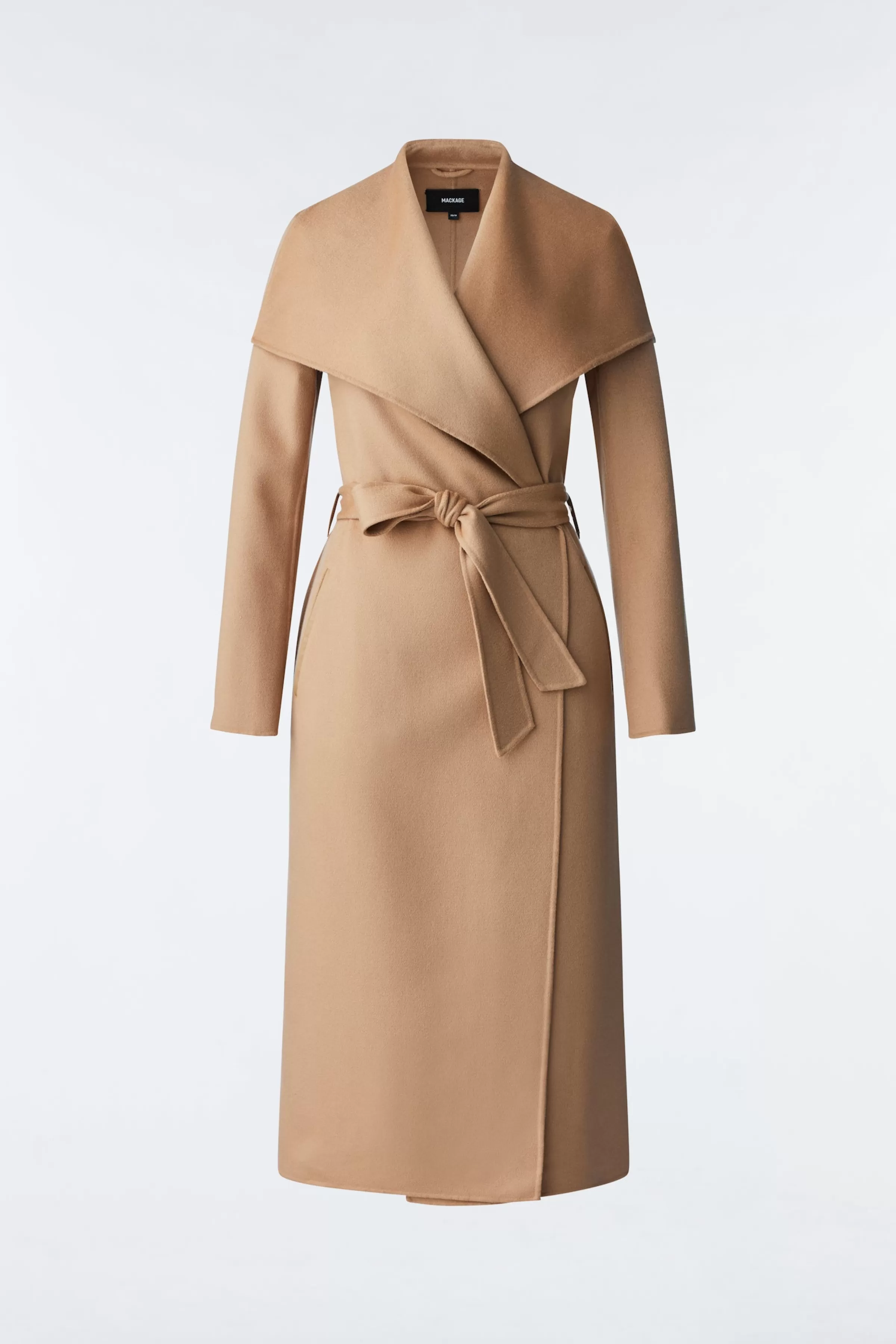 Mai, Double-face Wool Wrap Coat For Ladies | ® US | Mackage Outlet