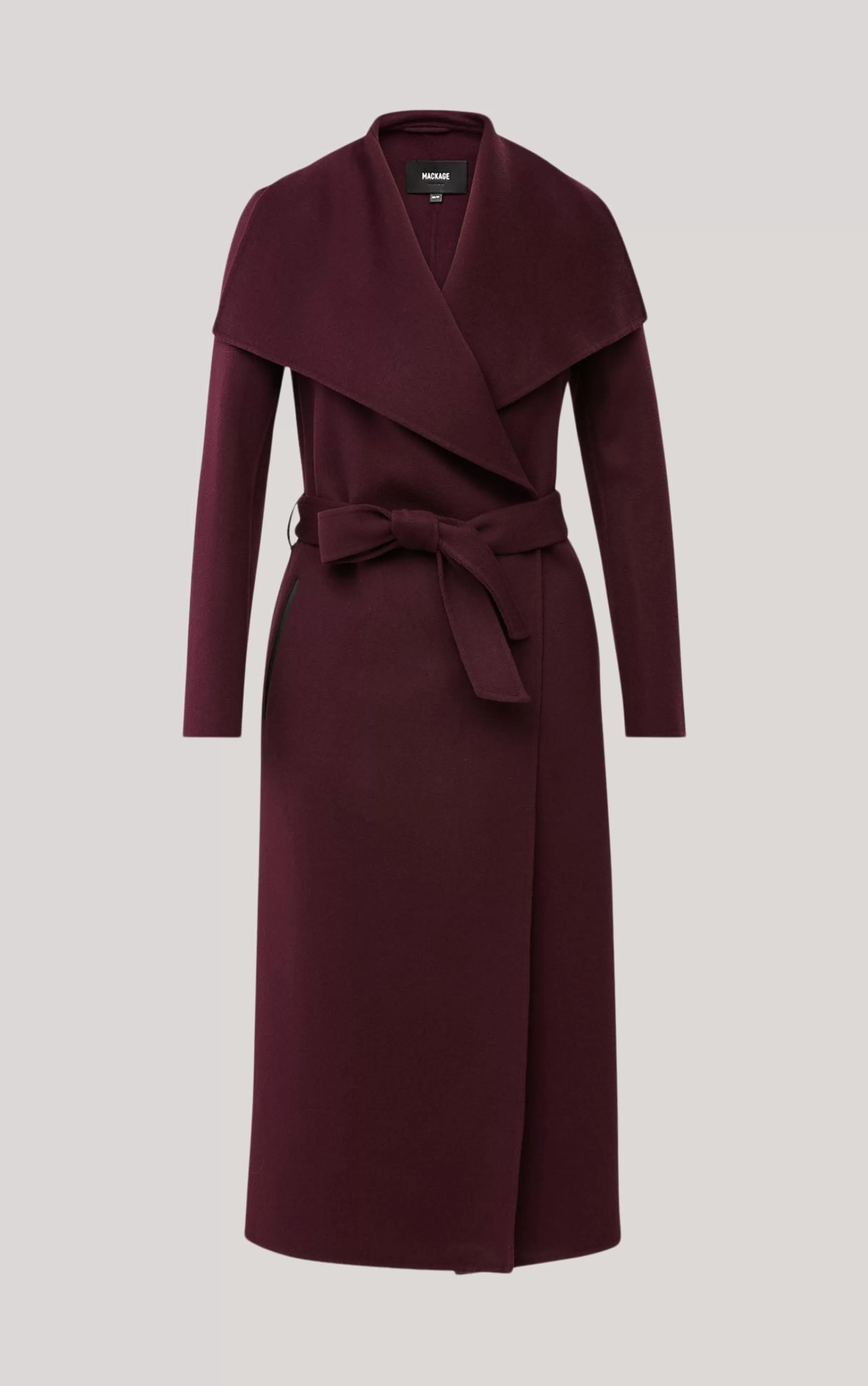 Mai, Double-face Wool Wrap Coat For Ladies | ® US | Mackage Outlet