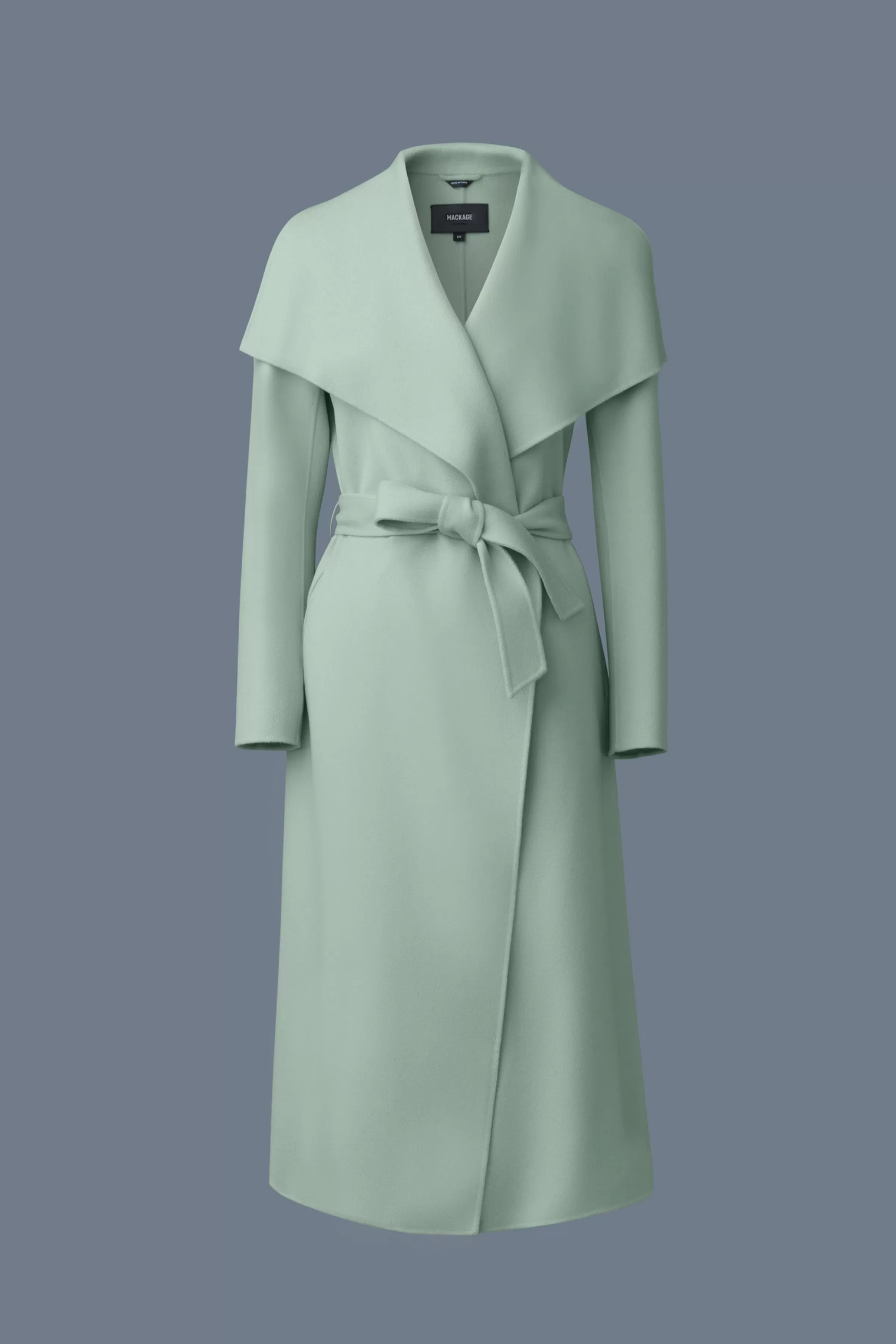 Mai, Double-face Wool Wrap Coat For Ladies | ® US | Mackage Outlet