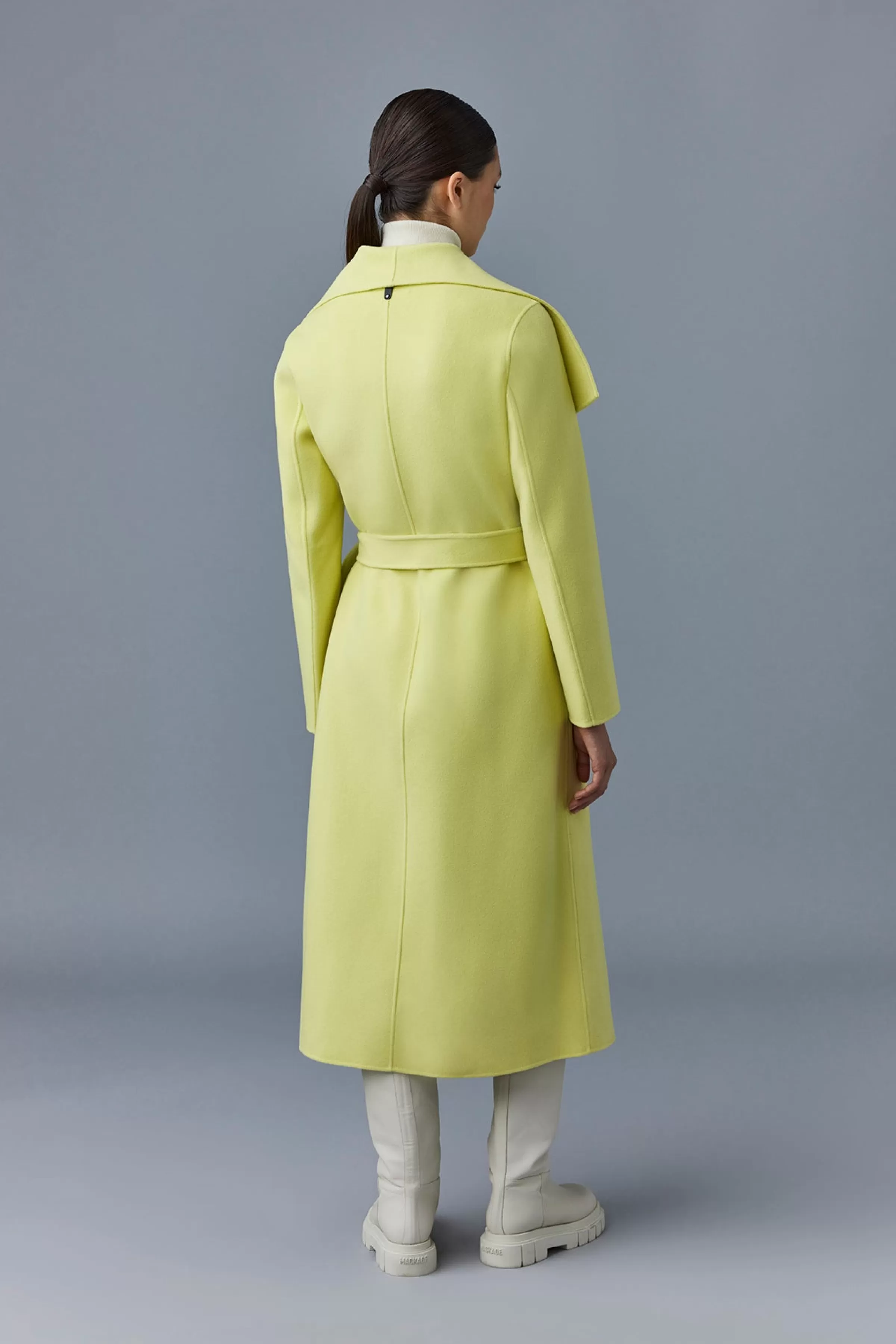 Mai, Double-face Wool Wrap Coat For Ladies | ® US | Mackage Outlet