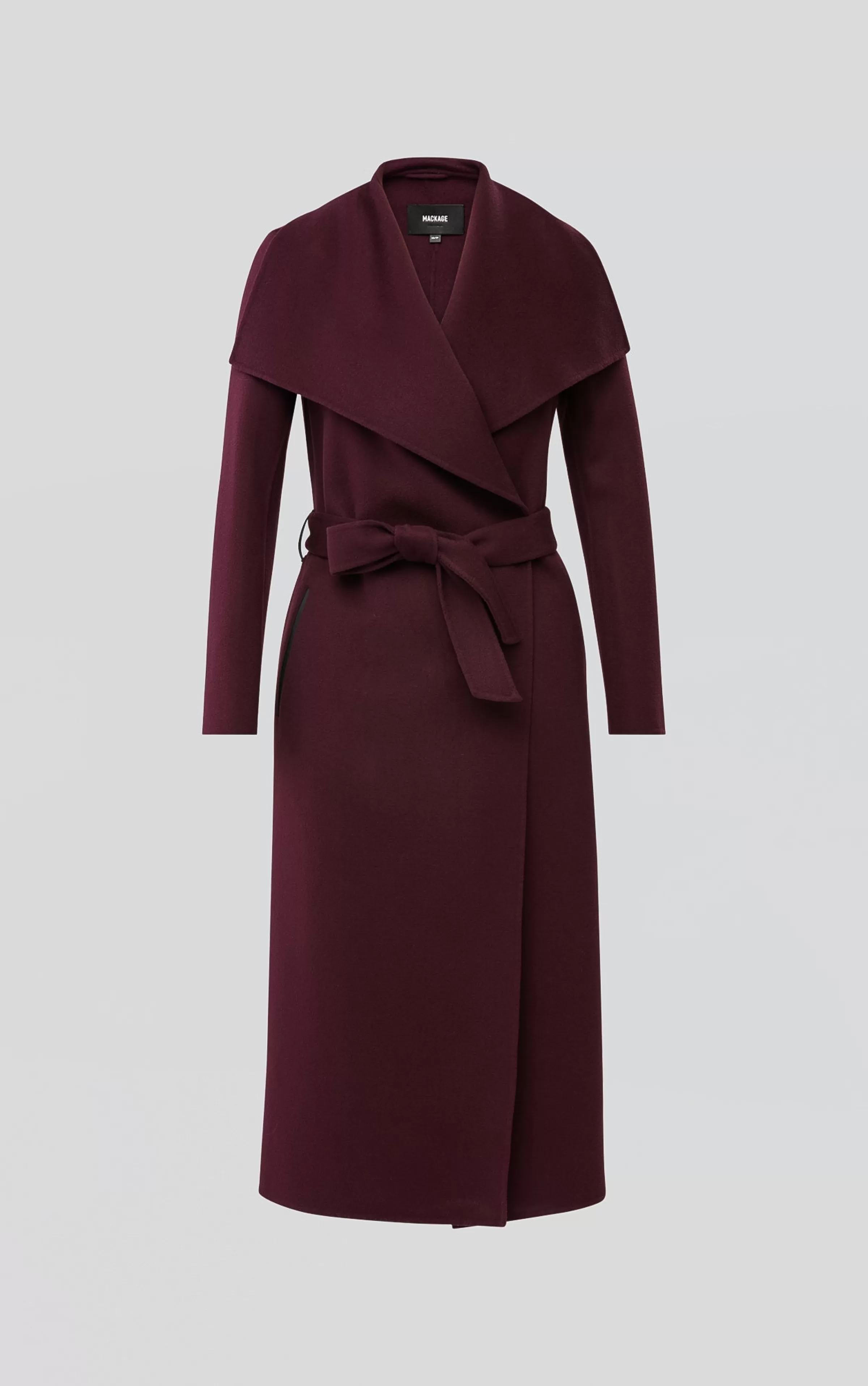 Mai, Double-face Wool Wrap Coat For Ladies | ® US | Mackage Outlet