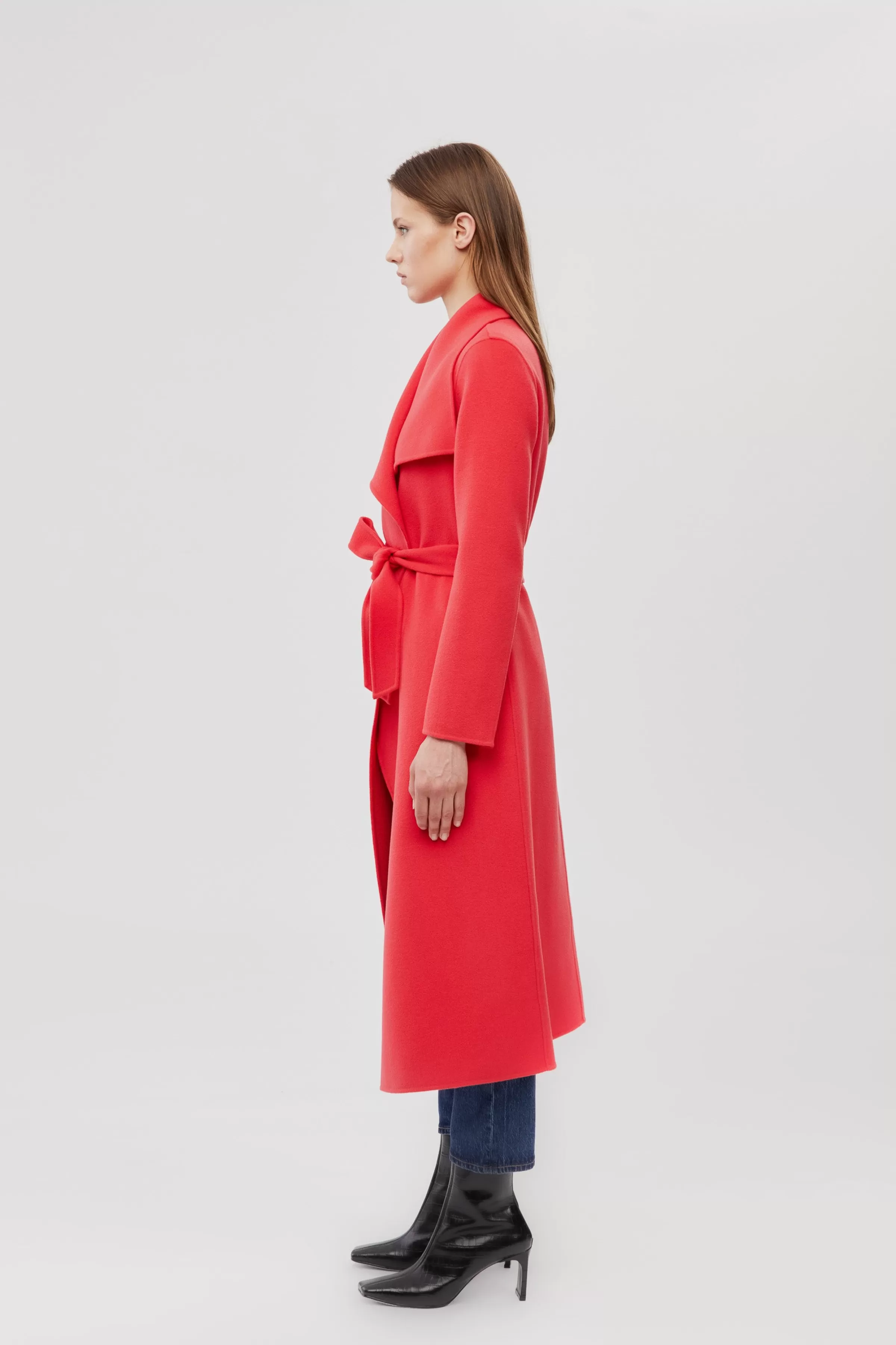 Mai, Double-face Wool Wrap Coat For Ladies | ® US | Mackage Outlet