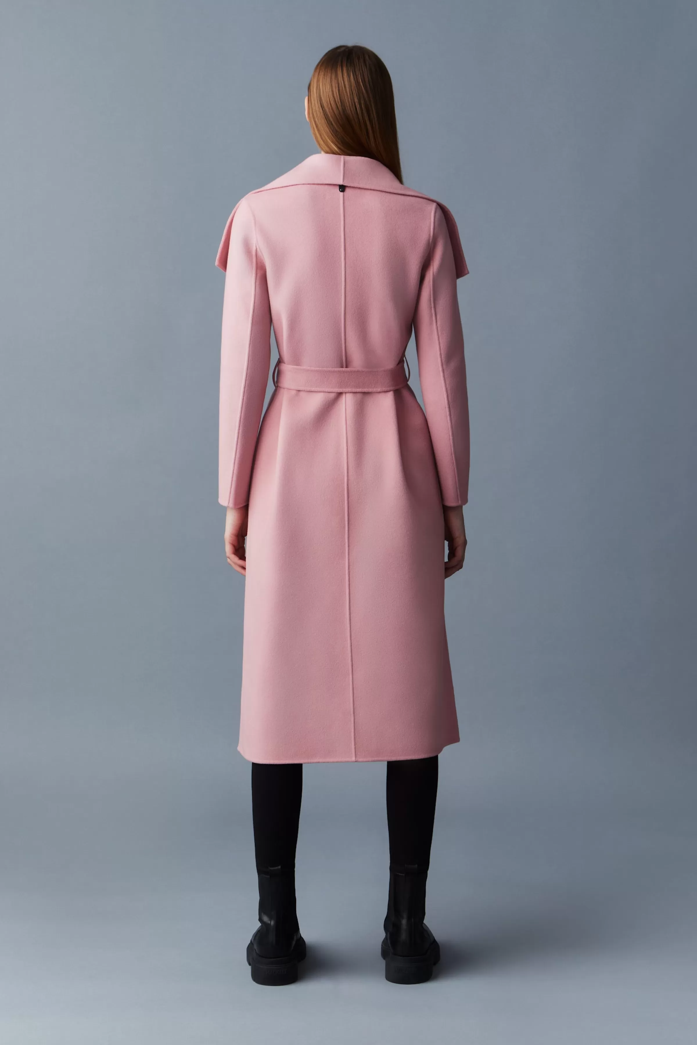 Mai, Double-face Wool Wrap Coat For Ladies | ® US | Mackage Outlet