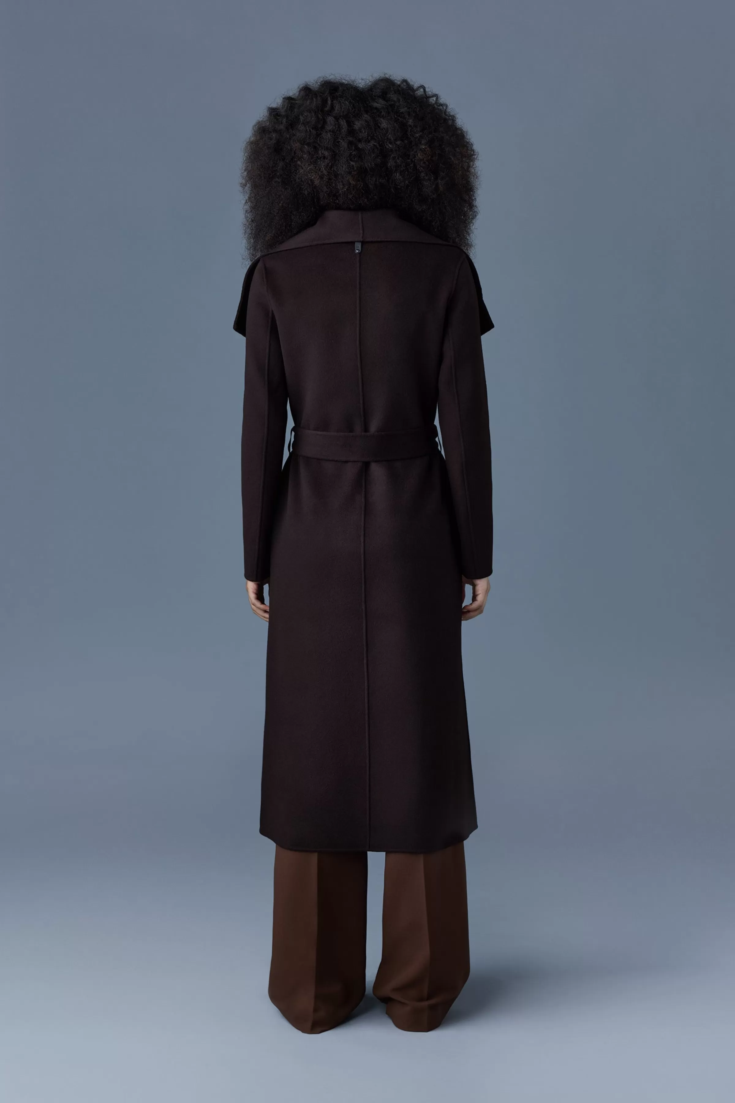 Mai, Double-face Wool Wrap Coat For Ladies | ® US | Mackage Outlet