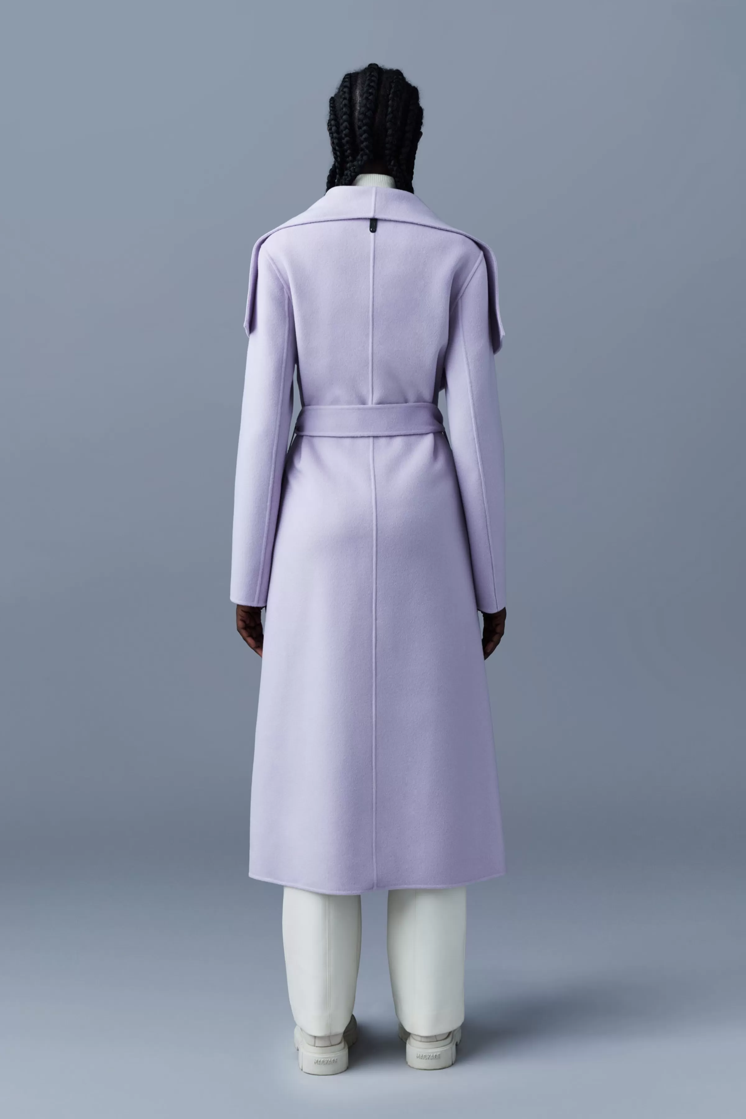 Mai, Double-face Wool Wrap Coat For Ladies | ® US | Mackage Outlet